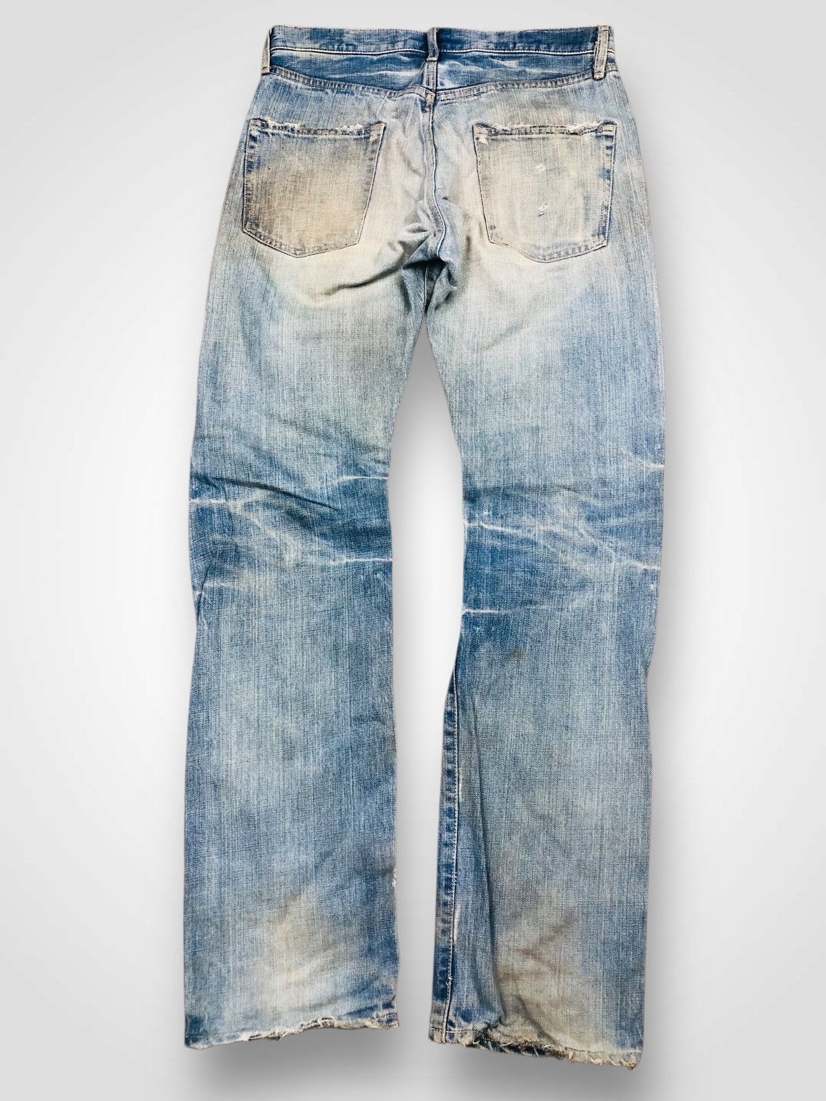 Japanese Brand Japanese Denim Vintage Ripped - Domingo Co. Ltd. (37) Size US 30 / EU 46 - 2 Thumbnail