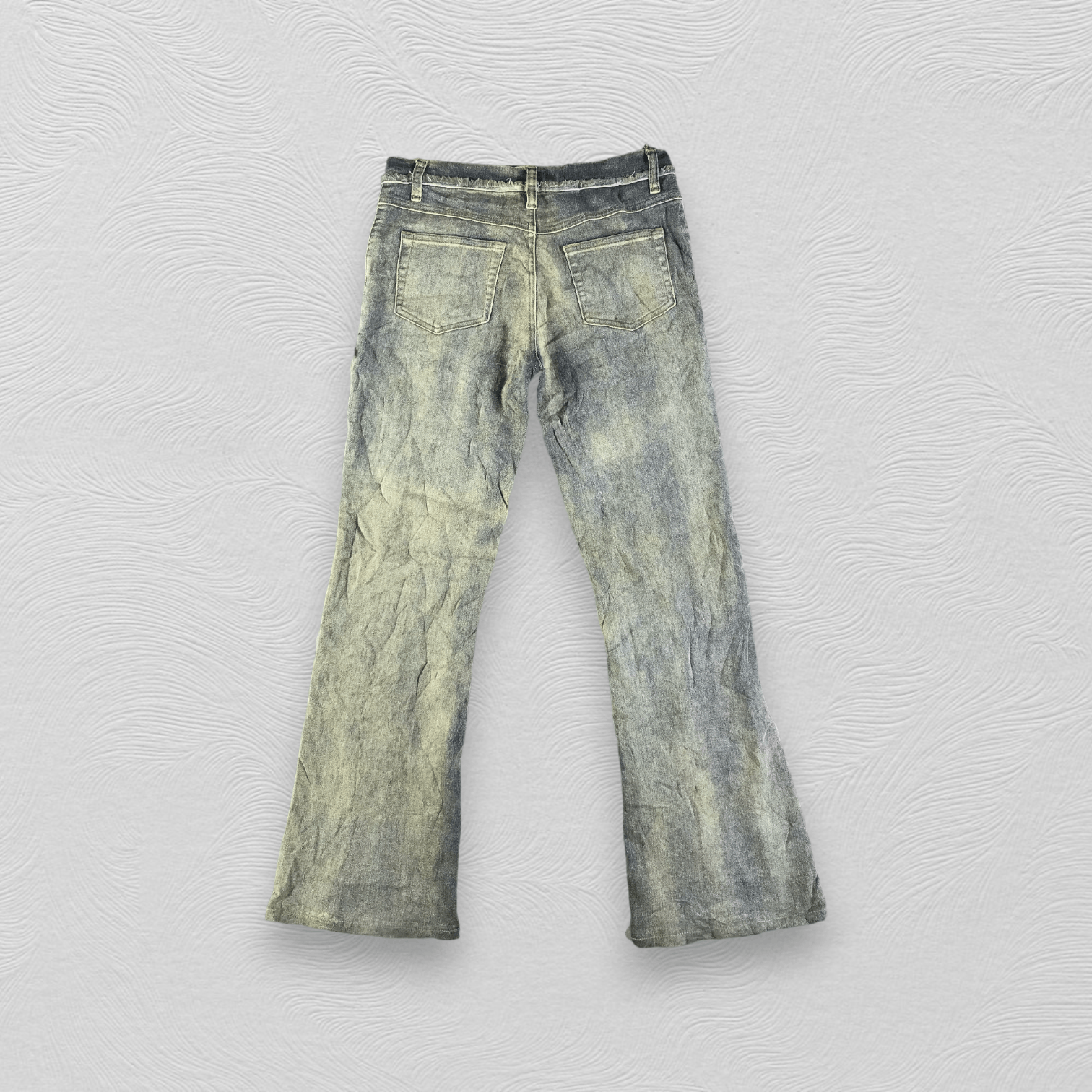 If Six Was Nine Japanese Flared Jeans Bootcut Denim KJ3097 Size US 28 / EU 44 - 2 Thumbnail