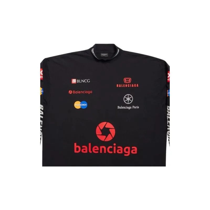 Balenciaga CC000027 Top League Long Sleeve T-Shirt Oversized Size US XL / EU 56 / 4 - 3 Thumbnail