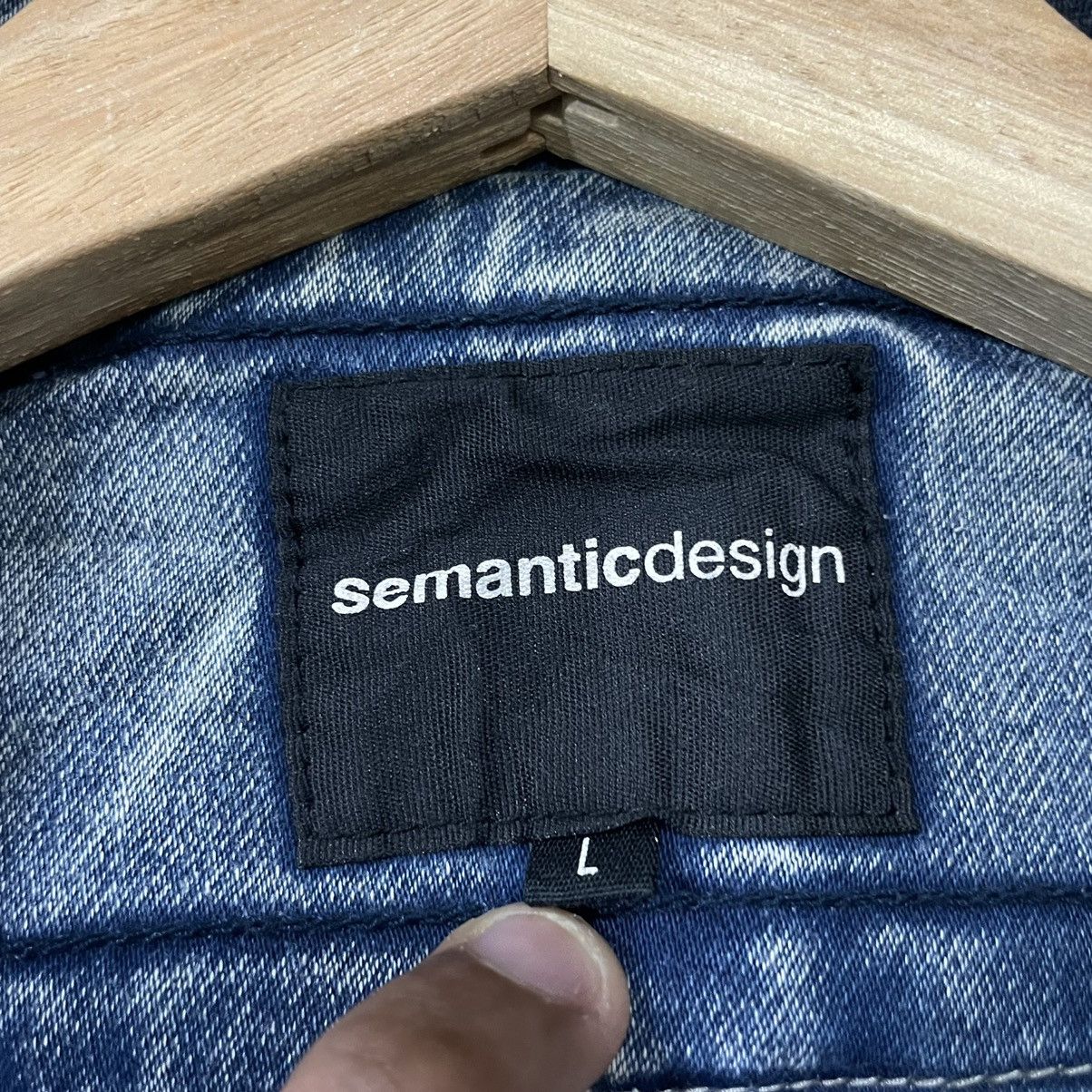 semanticdesign Vintage Semantic Design Denim Style Single Button Jacket Size US L / EU 52-54 / 3 - 18 Thumbnail