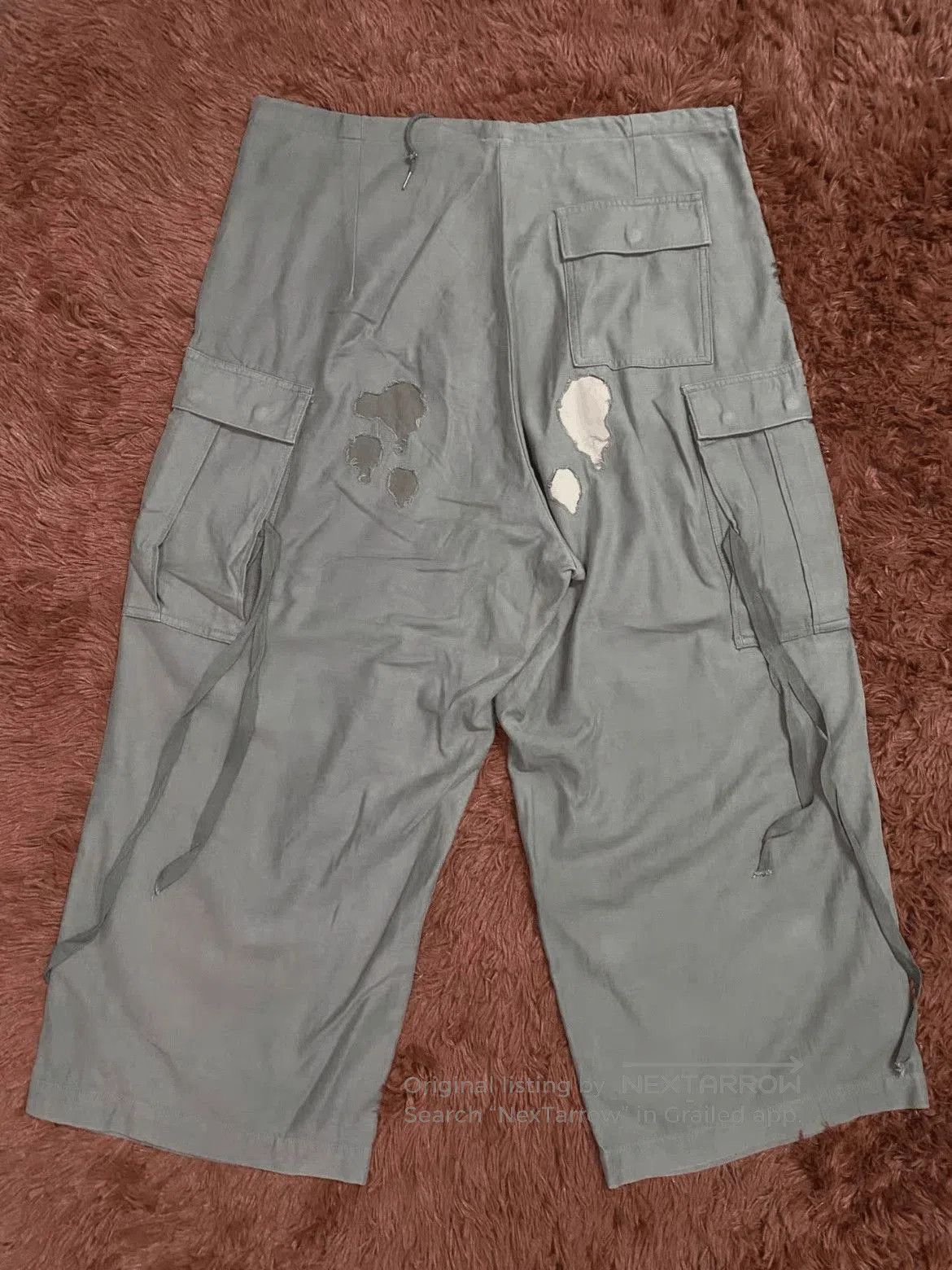 Number (N)ine Sz F Number Nine 02SS The Modern Age Distressed Cargo. Size US 32 / EU 48 - 2 Thumbnail