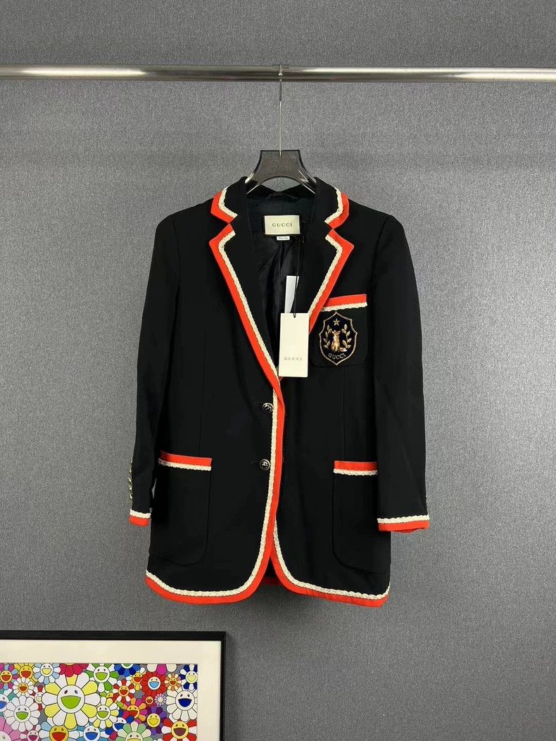 Gucci Gucci Embroidered LOGO suit jacket 2503-Nextarrow Size XS / US 0-2 / IT 36-38 - 1 Thumbnail