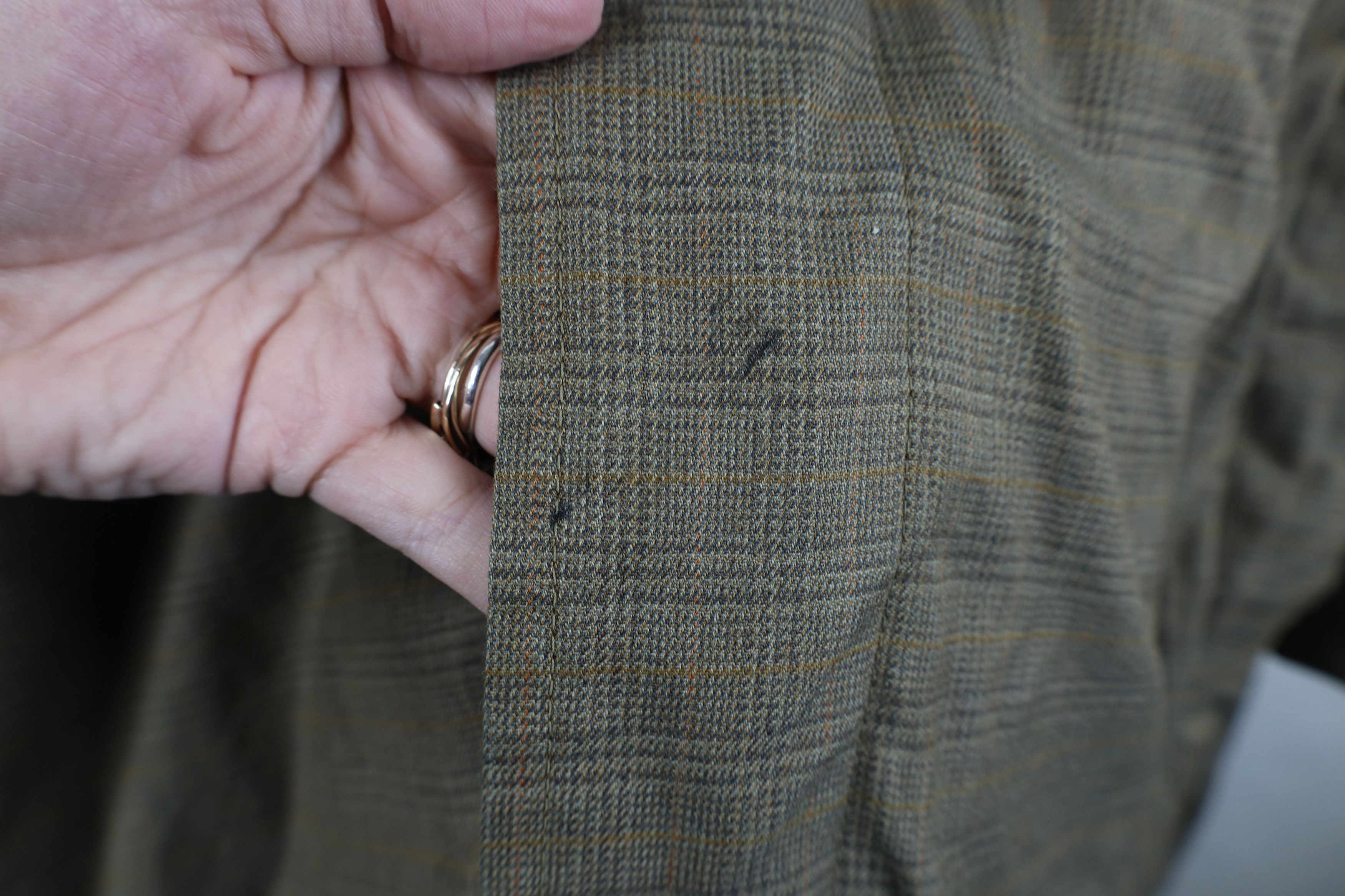 Vintage Vintage 60s 70s Streetwear Trench Coat Rain Jacket Plaid Size US XL / EU 56 / 4 - 4 Thumbnail