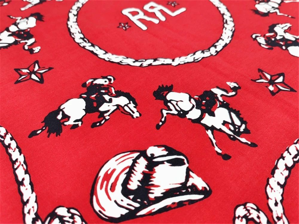 RRL Ralph Lauren RRL Bandana COTTON Scarf handkerchief Size ONE SIZE - 18 Thumbnail
