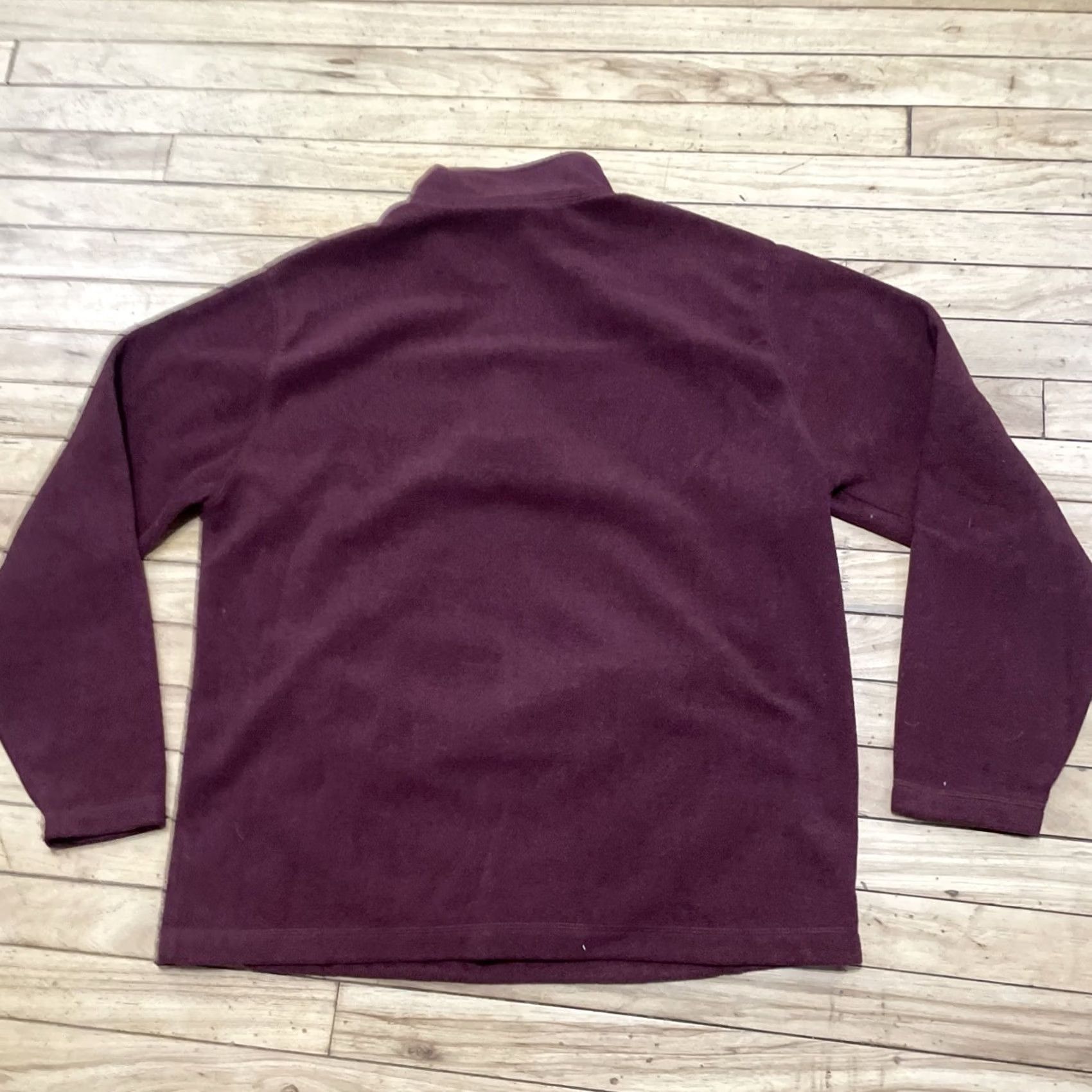 Vintage St. John's Bay Y2k Fleece Sweater Men L Red Maroon 1/4 Quarter Zip Old Money Shirt Size US L / EU 52-54 / 3 - 2 Thumbnail
