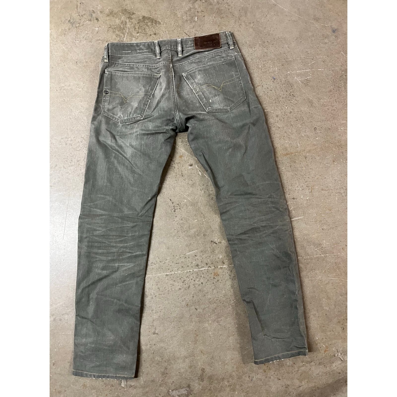 Diesel Diesel - Waykee Regular Straight / stone washed gray / 31x29 Size US 31 - 2 Thumbnail