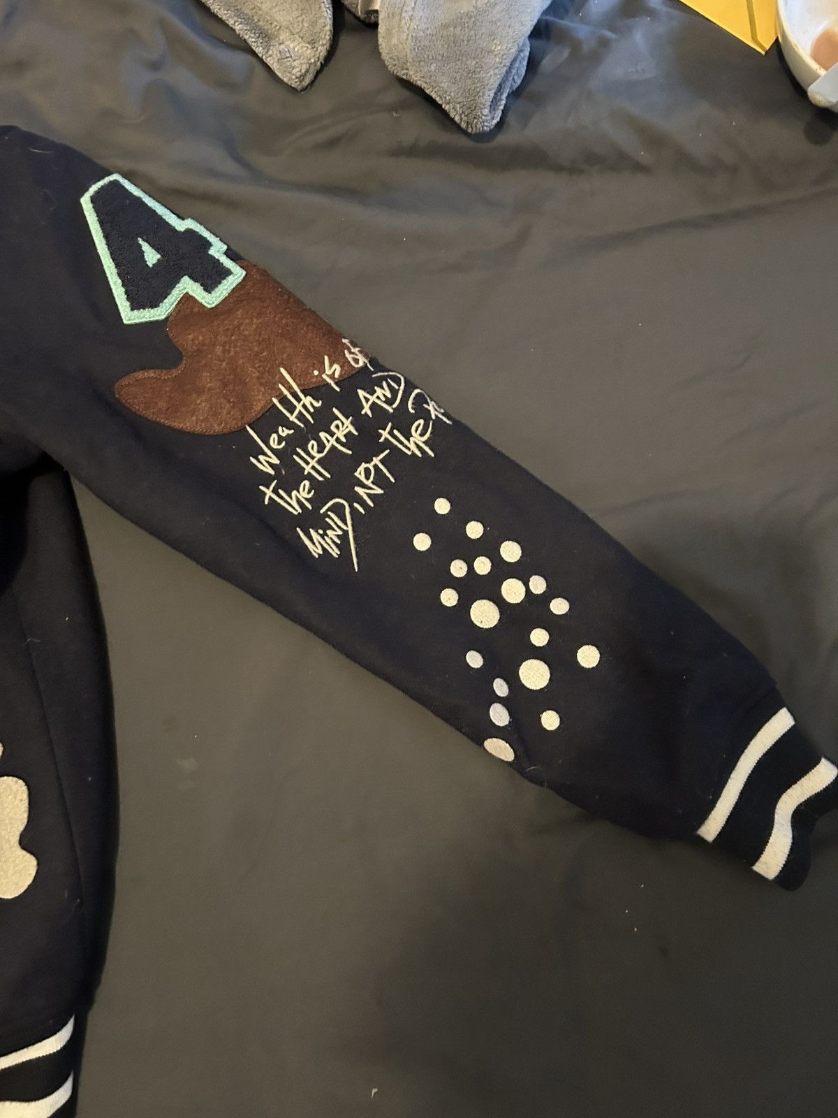 Billionaire Boys Club Billionaire Boys Club Navy Blue Varsity Jacket Size US M / EU 48-50 / 2 - 5 Thumbnail
