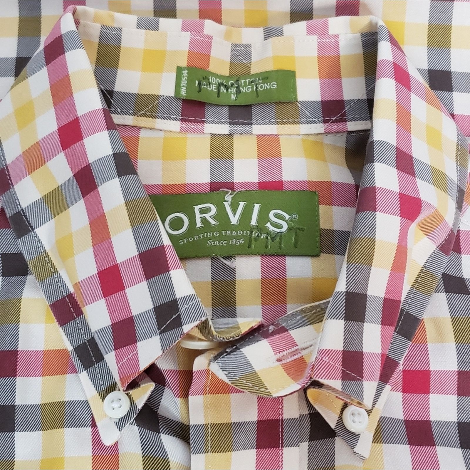 Orvis Orvis Multicolor Plaid Button Casual Dress Shirt M Size US M / EU 48-50 / 2 - 5 Thumbnail