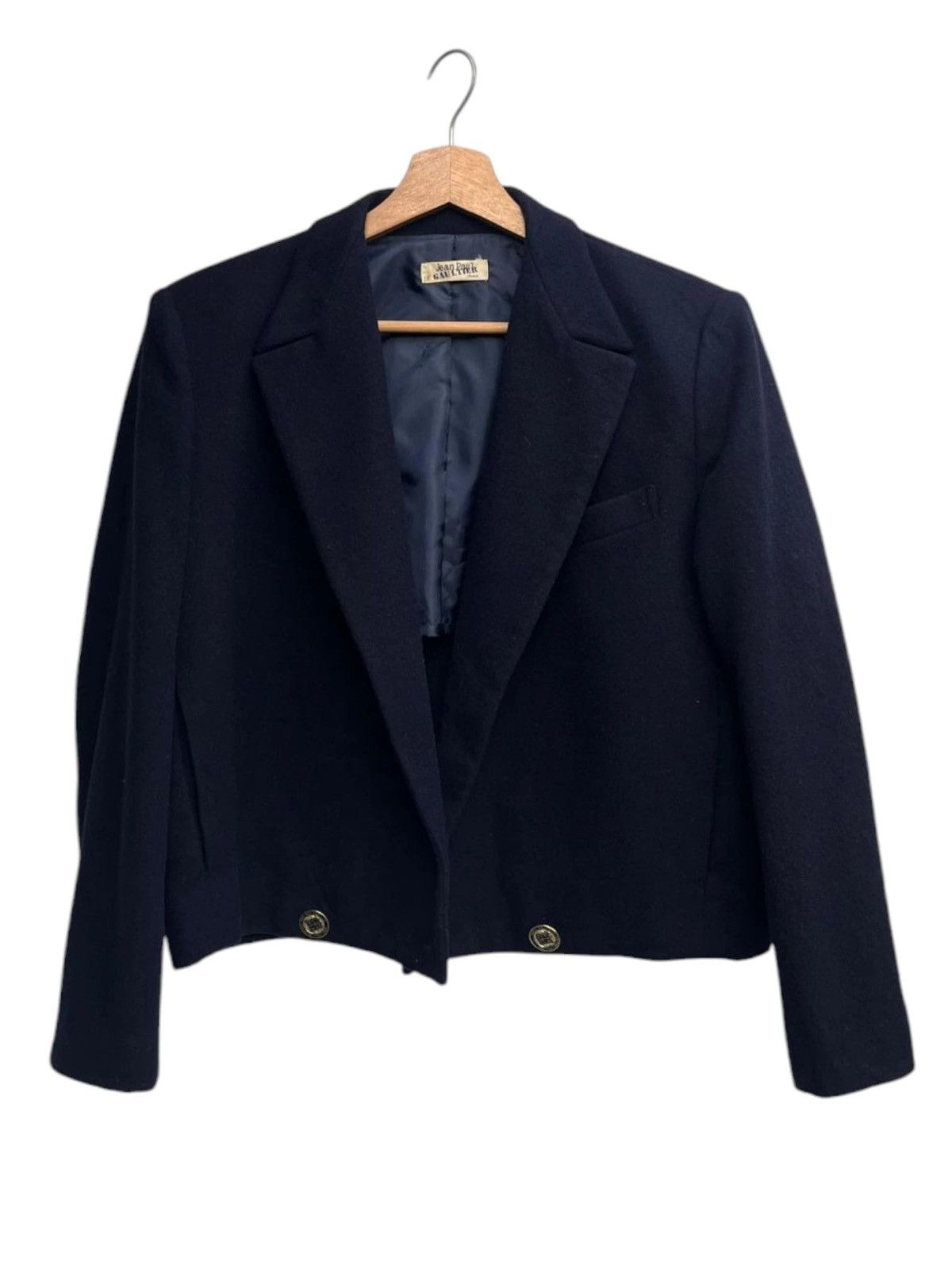 Jean Paul Gaultier Vintage 80’s Jean Paul Gaultier by Onward Cropped Jacket Size S / US 4 / IT 40 - 3 Thumbnail