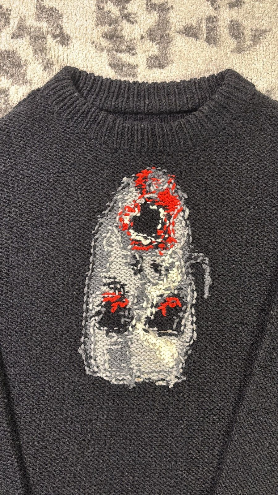 Doublet Doublet FW19 Hand-knit Jacquard Sweater Size US M / EU 48-50 / 2 - 2 Thumbnail