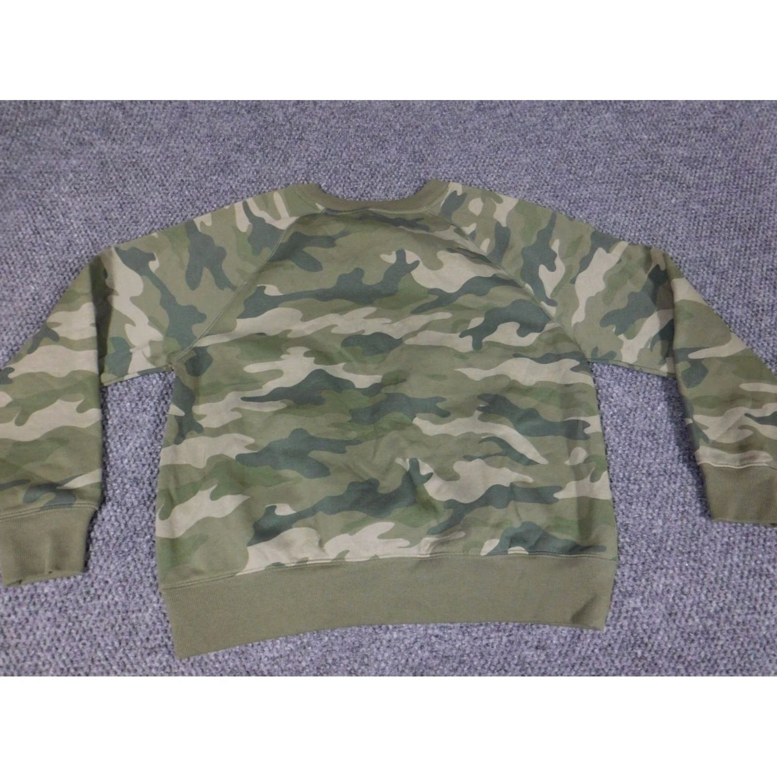 Old Navy Old Navy Womens Sweater Pullover Crewneck Dolman Sleeve Green Camouflage Small S Size S / US 4 / IT 40 - 7 Thumbnail