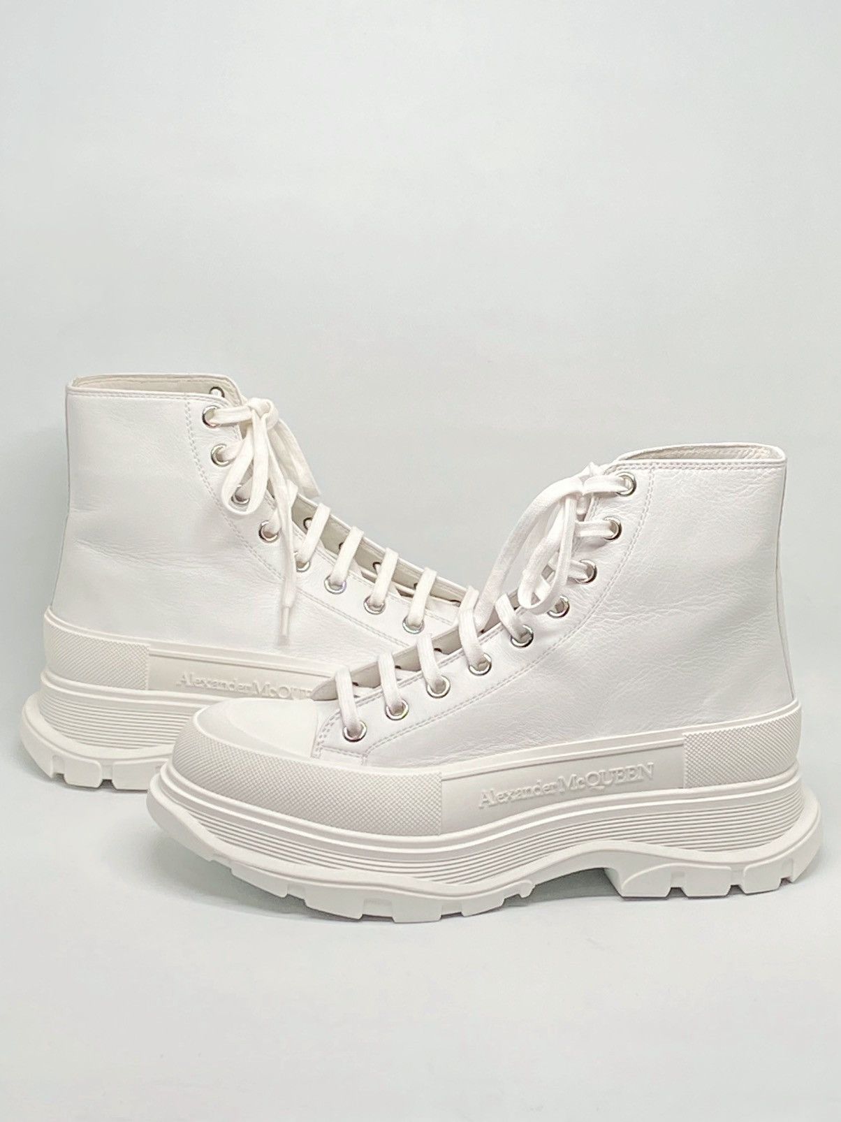 Alexander McQueen Alexander McQueen Leather Platform Boot size 43/us size 10 Size US 10 / EU 43 - 7 Thumbnail