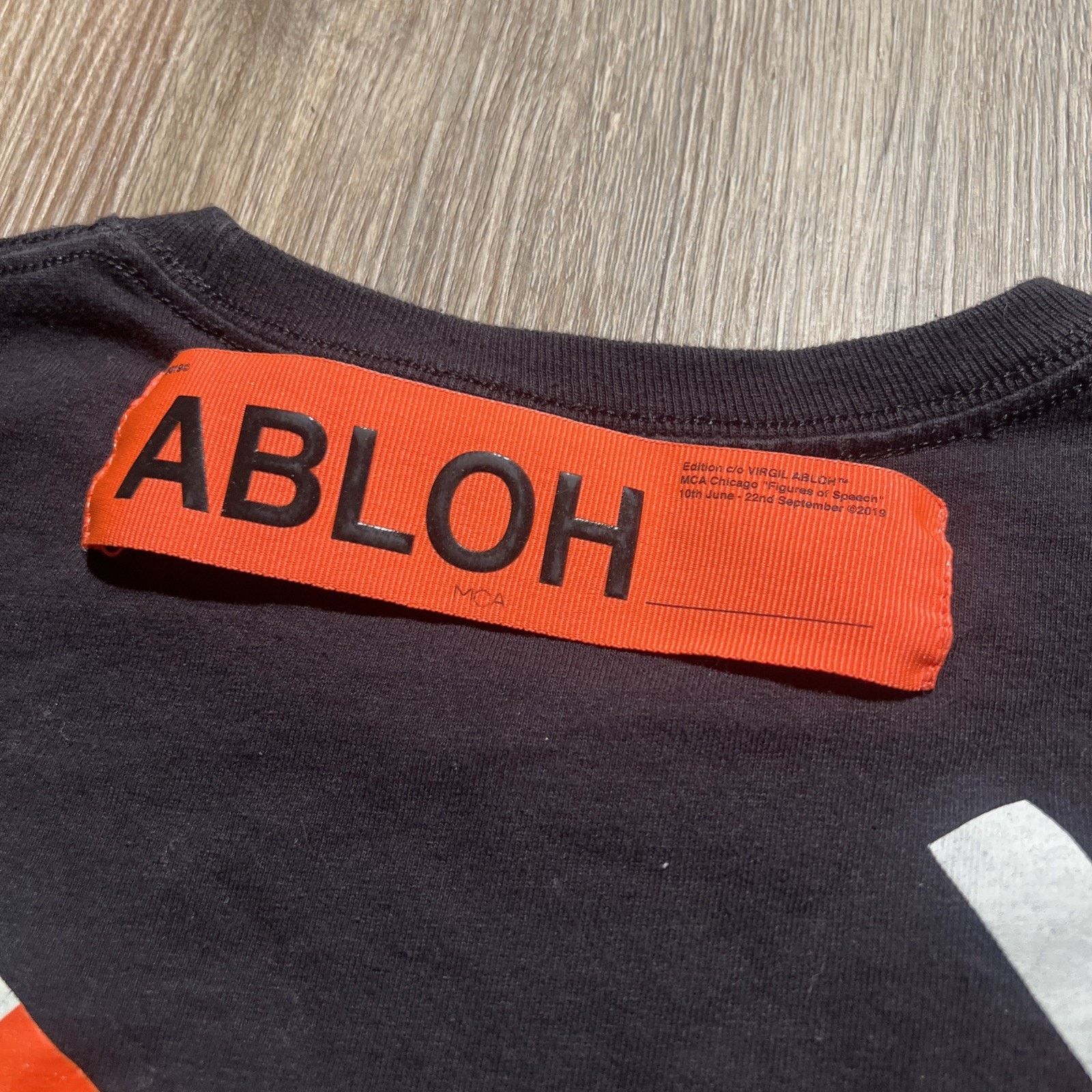 Virgil Abloh Virgil Abloh x MCA Figures of speech tape T Shirt Champion Size US M / EU 48-50 / 2 - 3 Thumbnail