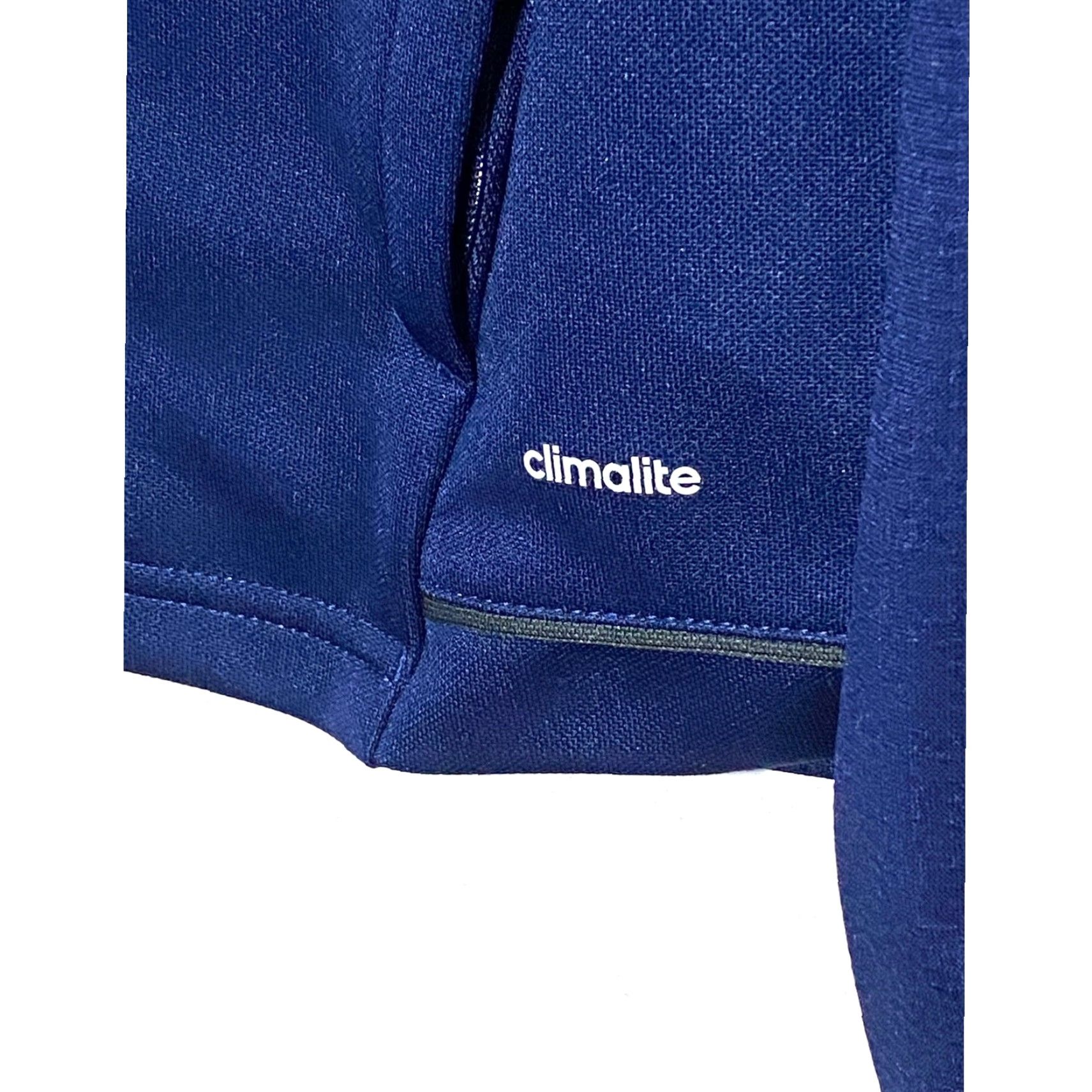 Adidas Adidas Track Jacket Mens S Blue Climalite Full Zip Performance Tracksuit Top Size 36R - 4 Thumbnail