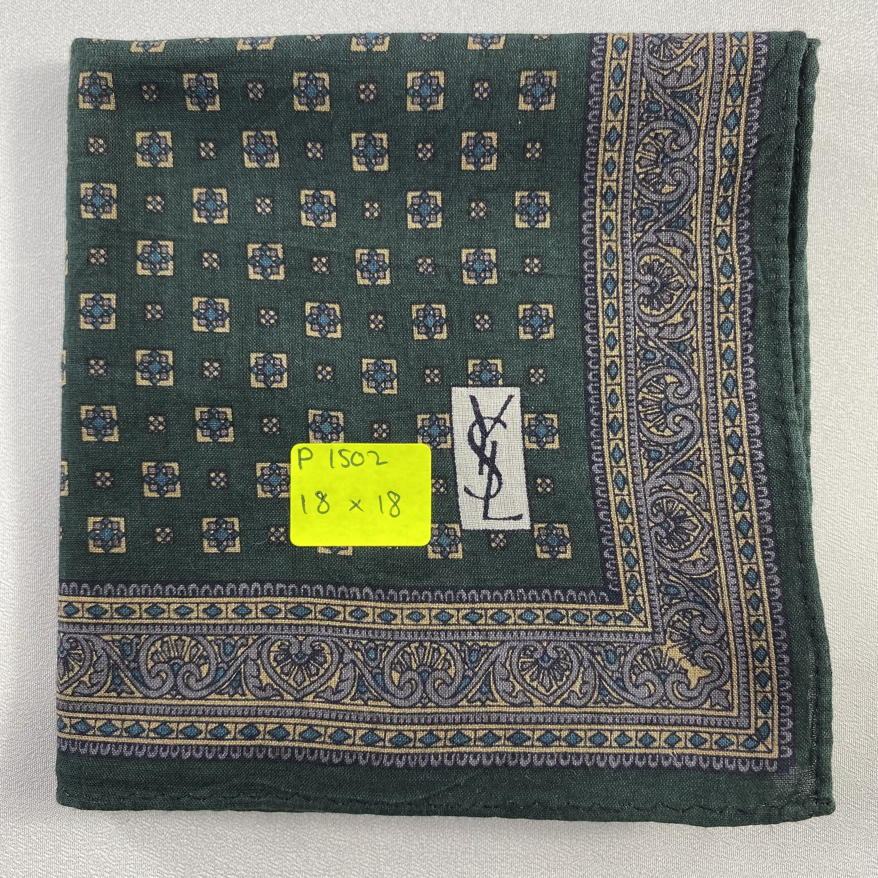 Vintage Yves Saint Laurent Handkerchief / Neckerchief-P1502 Size ONE SIZE - 5 Thumbnail