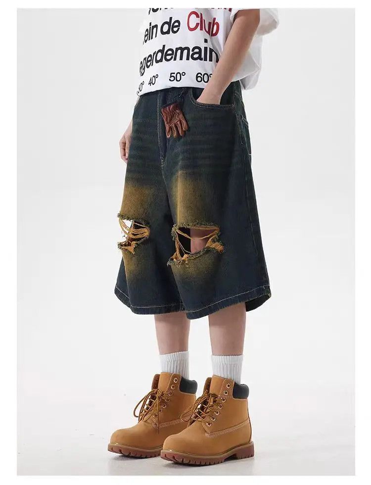 Designer × Japanese Brand Vintage Casual Loose Harajuku Shorts Size US 32 / EU 48 - 3 Thumbnail