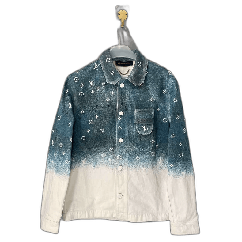 Louis Vuitton Louis Vuitton Blue Starry Denim Jacket Size US S / EU 44-46 / 1 - 1 Thumbnail
