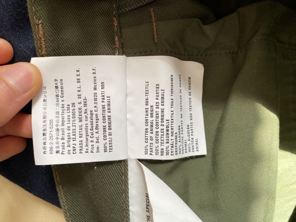 Prada 10ss contrast stitch trousers Size US 31 - 11 Thumbnail