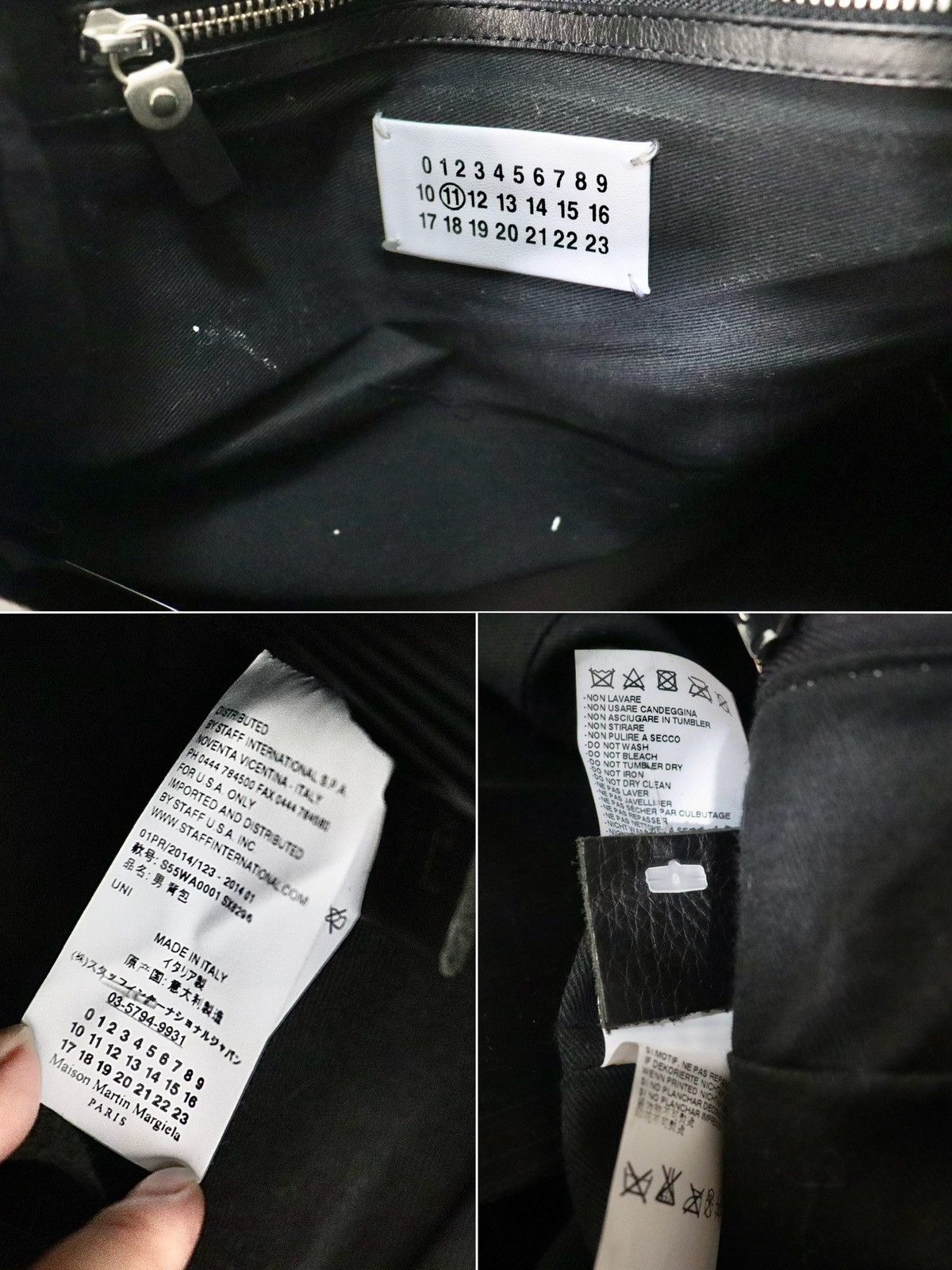Maison Margiela Maison Martin Margiela 11line Leather Backpack Size ONE SIZE - 9 Thumbnail