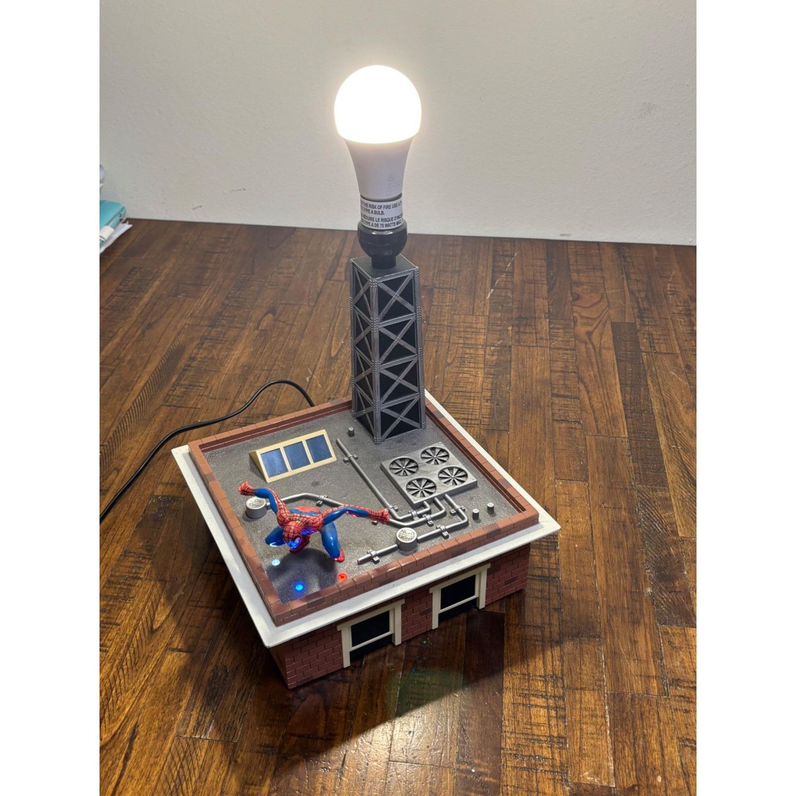 Marvel Comics Marvel Spider-Man Talking Lamp Light 2004 Size ONE SIZE - 2 Thumbnail