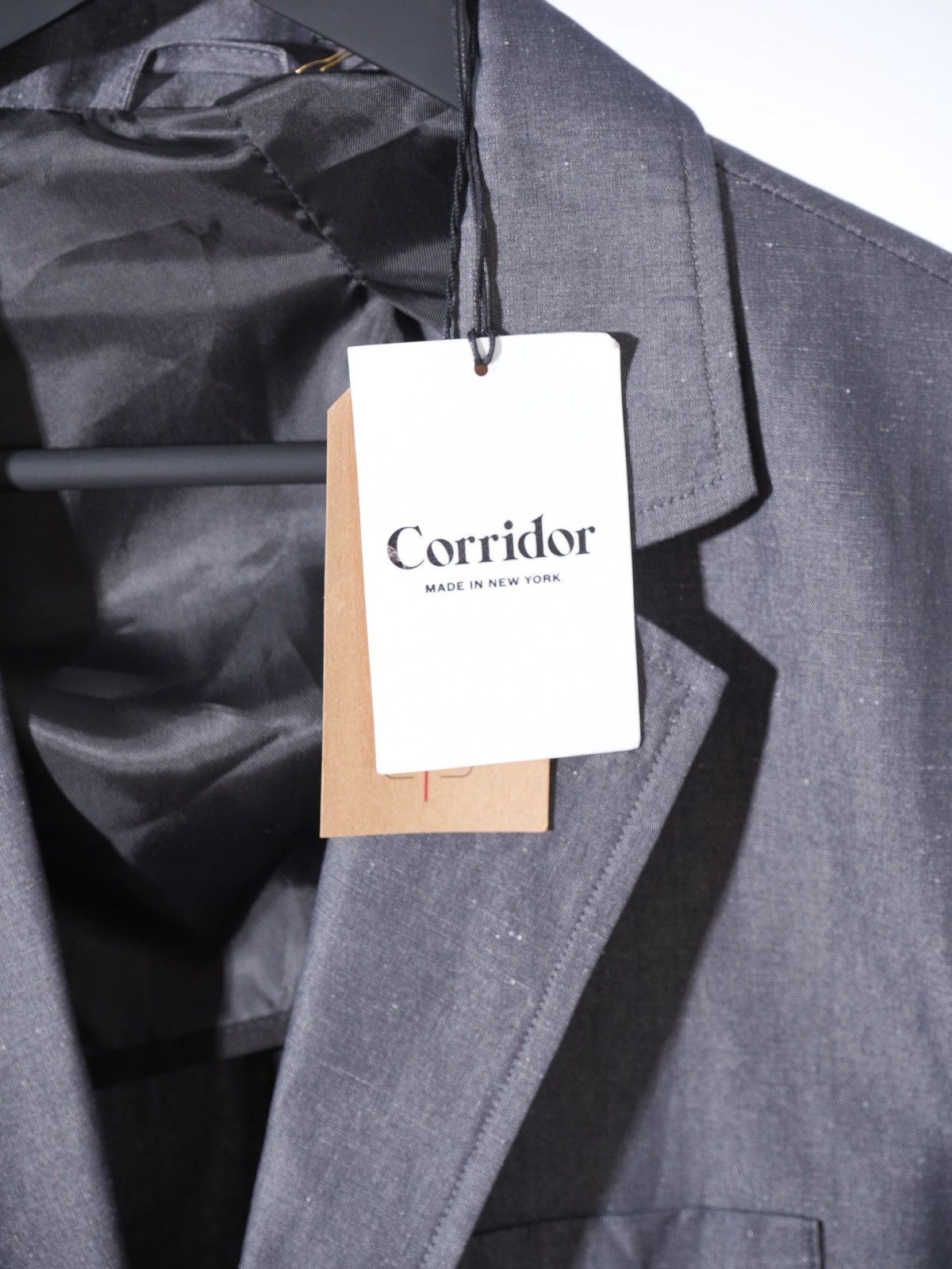 Corridor CORRIDOR NYC Mens XL Dupioni Blazer Size 54R - 3 Thumbnail