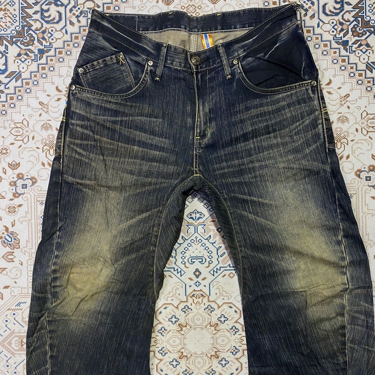 Edwin × If Six Was Nine × Le Grande Bleu (L.G.B.) 2000s Y2K Edwin XV-Function Jeans With Buckleback Size US 30 / EU 46 - 4 Thumbnail