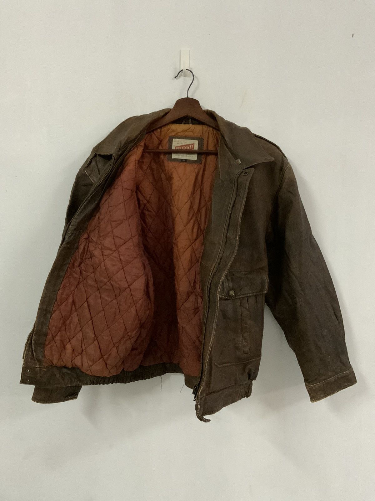 Genuine Leather Vintage Brunati Genuine Leather Fade Jacket Size US L / EU 52-54 / 3 - 4 Thumbnail