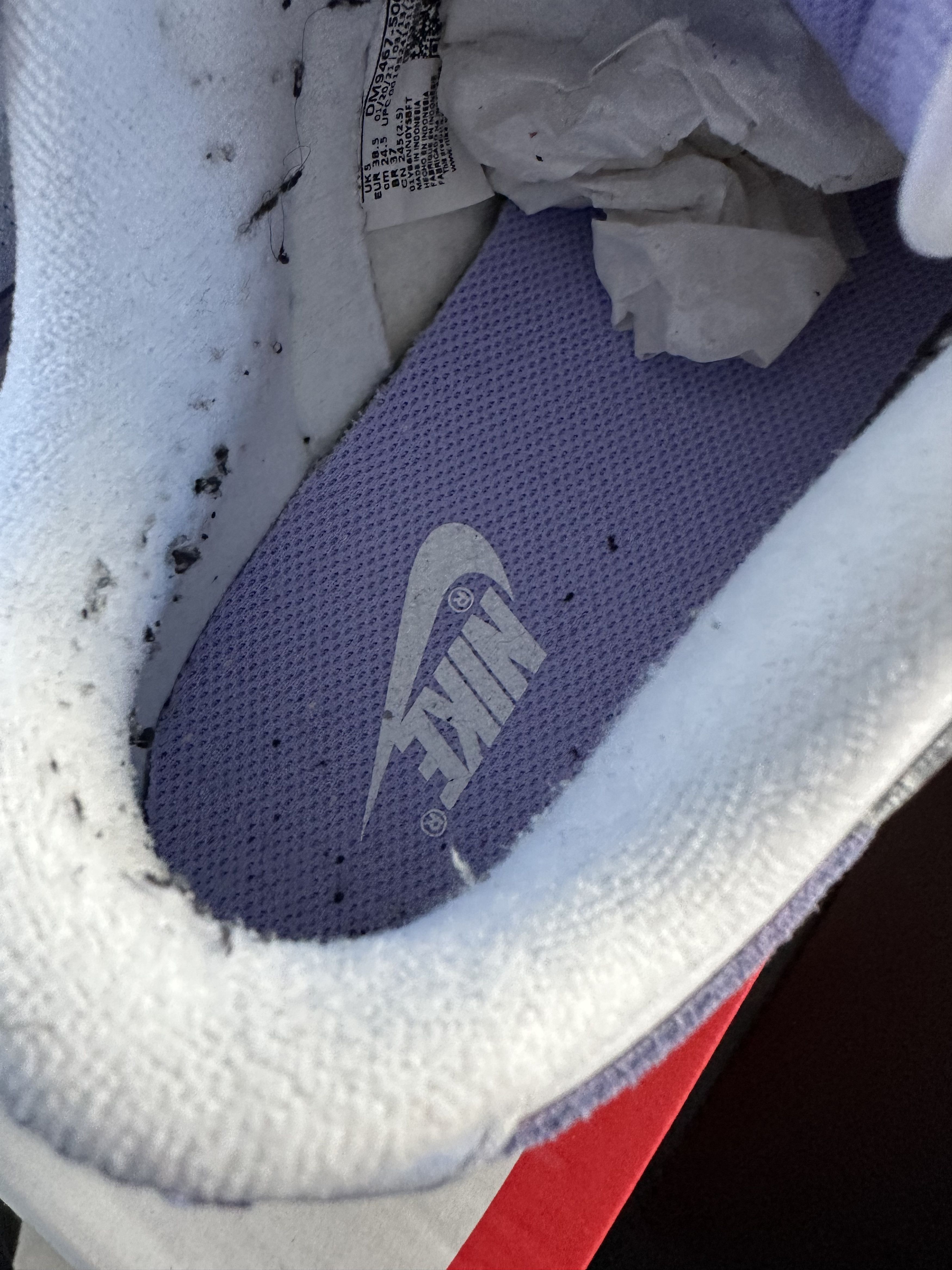 Nike PREOWNED WMNS NIKE DUNK LOW OG "PURPLE PULSE" Size US 7.5 / IT 37.5 - 15 Thumbnail
