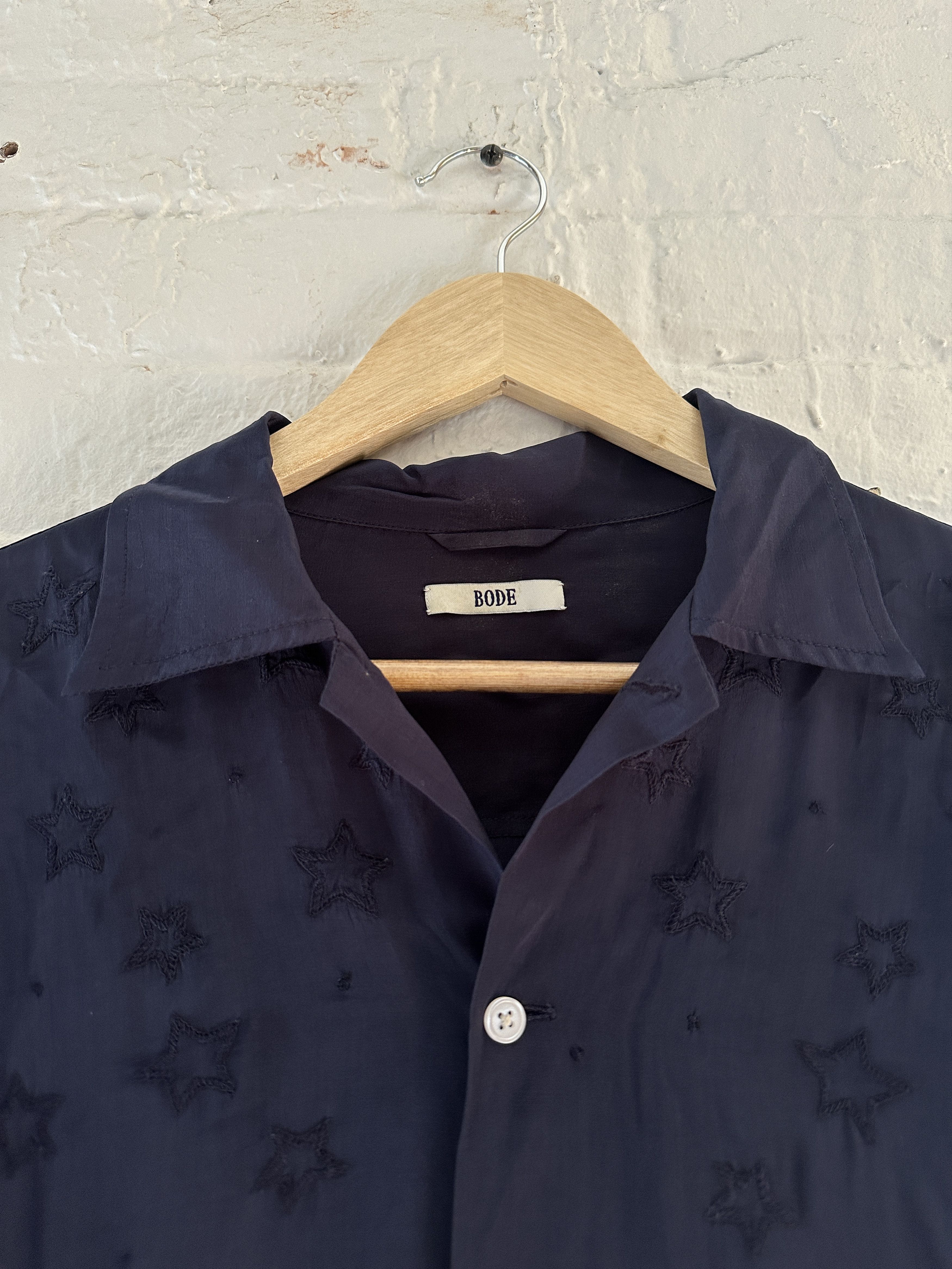 Bode Bode 'Stars' Button Up Shirt Size US M / EU 48-50 / 2 - 2 Thumbnail