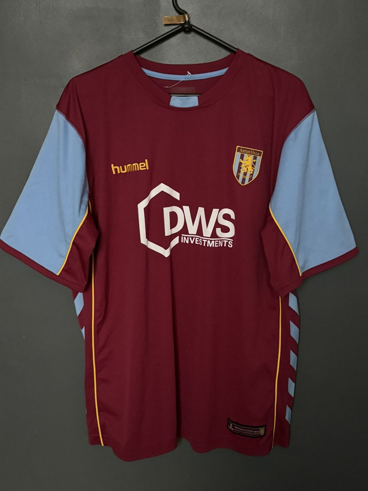 Hummel Aston Villa 05/06 Home Baros Football Jersey Size US XL / EU 56 / 4 - 2 Thumbnail