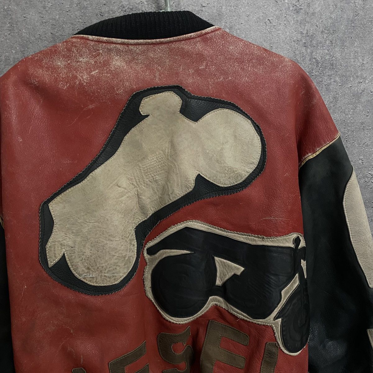 Diesel Vintage Diesel Leather Biker Racing Jacket Archive Y2K Size US L / EU 52-54 / 3 - 3 Thumbnail