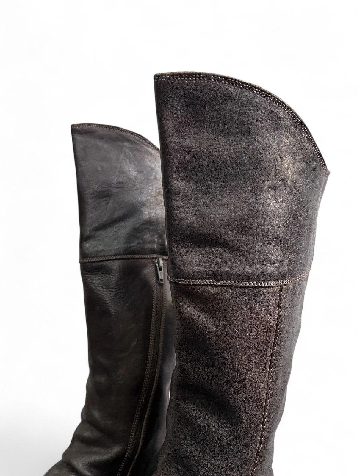 A.S.98 A.S. 98 Brown Leather Boots moto high Vintage Riding Style Size US 8 / IT 38 - 5 Thumbnail