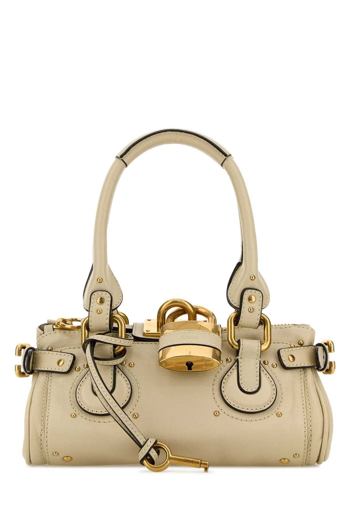 Chloe Sand Leather Small Paddington Handbag Size ONE SIZE - 1 Thumbnail