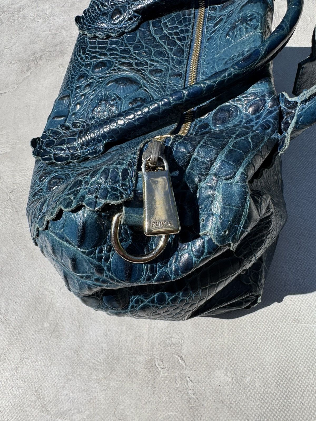 Furla Furla Crocodile Leather Bag Size ONE SIZE - 6 Thumbnail