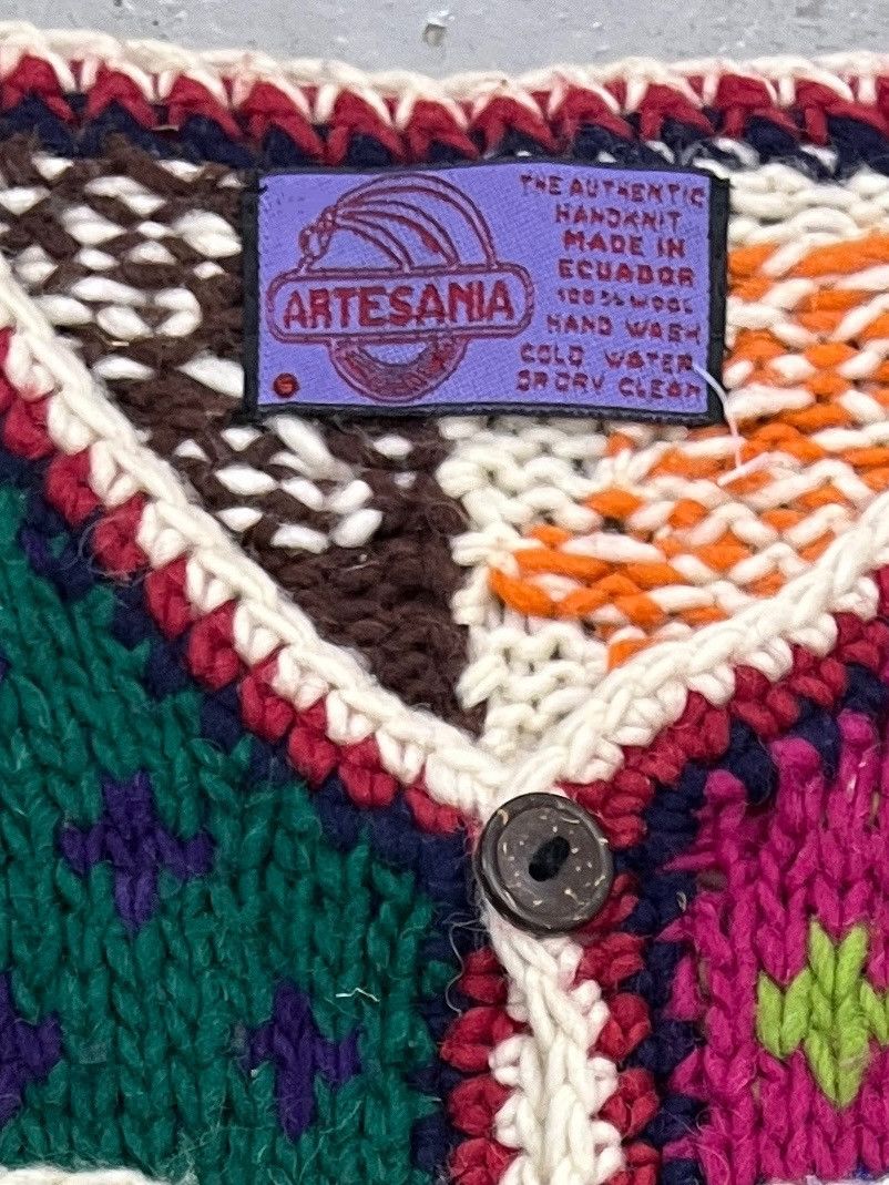 Kapital Vintage Kapital Coogi Style Patch Work Knitted Cardigan Size US M / EU 48-50 / 2 - 12 Thumbnail