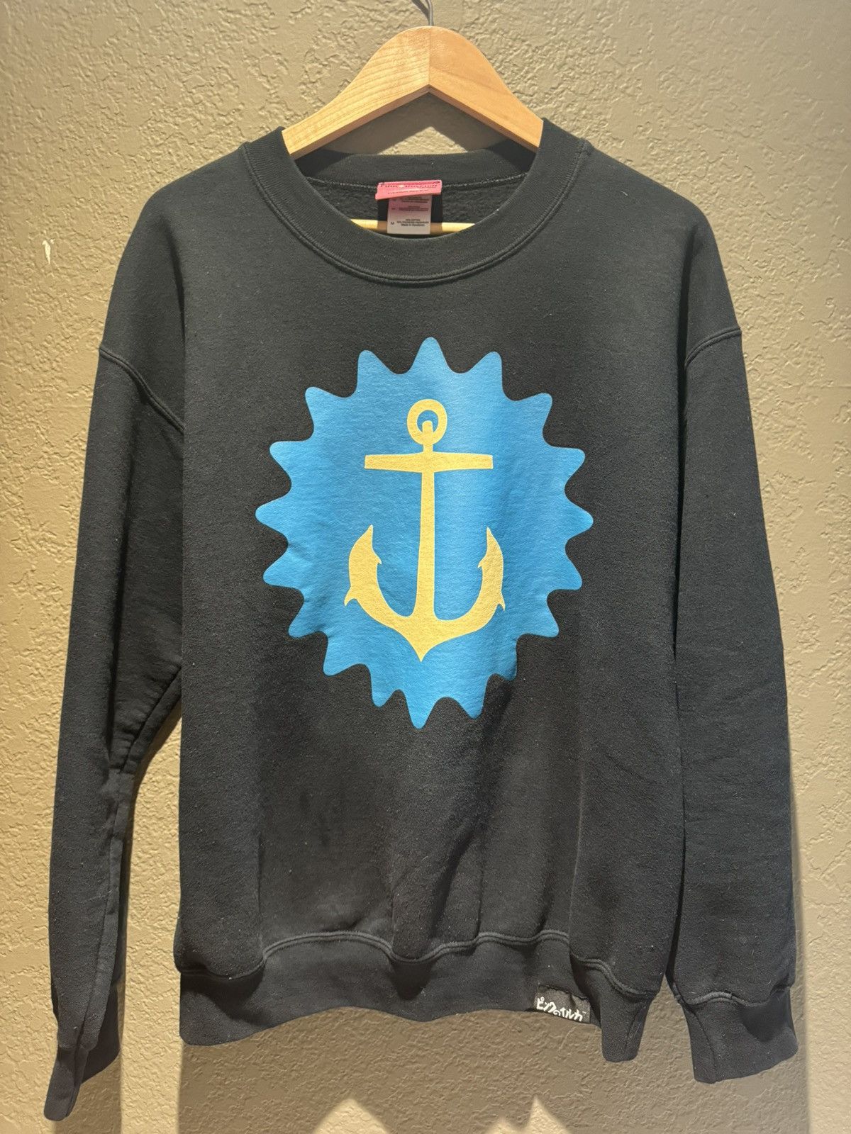 Pink Dolphin Pink Dolphin Anchor Crewneck Blue/Yellow Medium Size US M / EU 48-50 / 2 - 1 Thumbnail