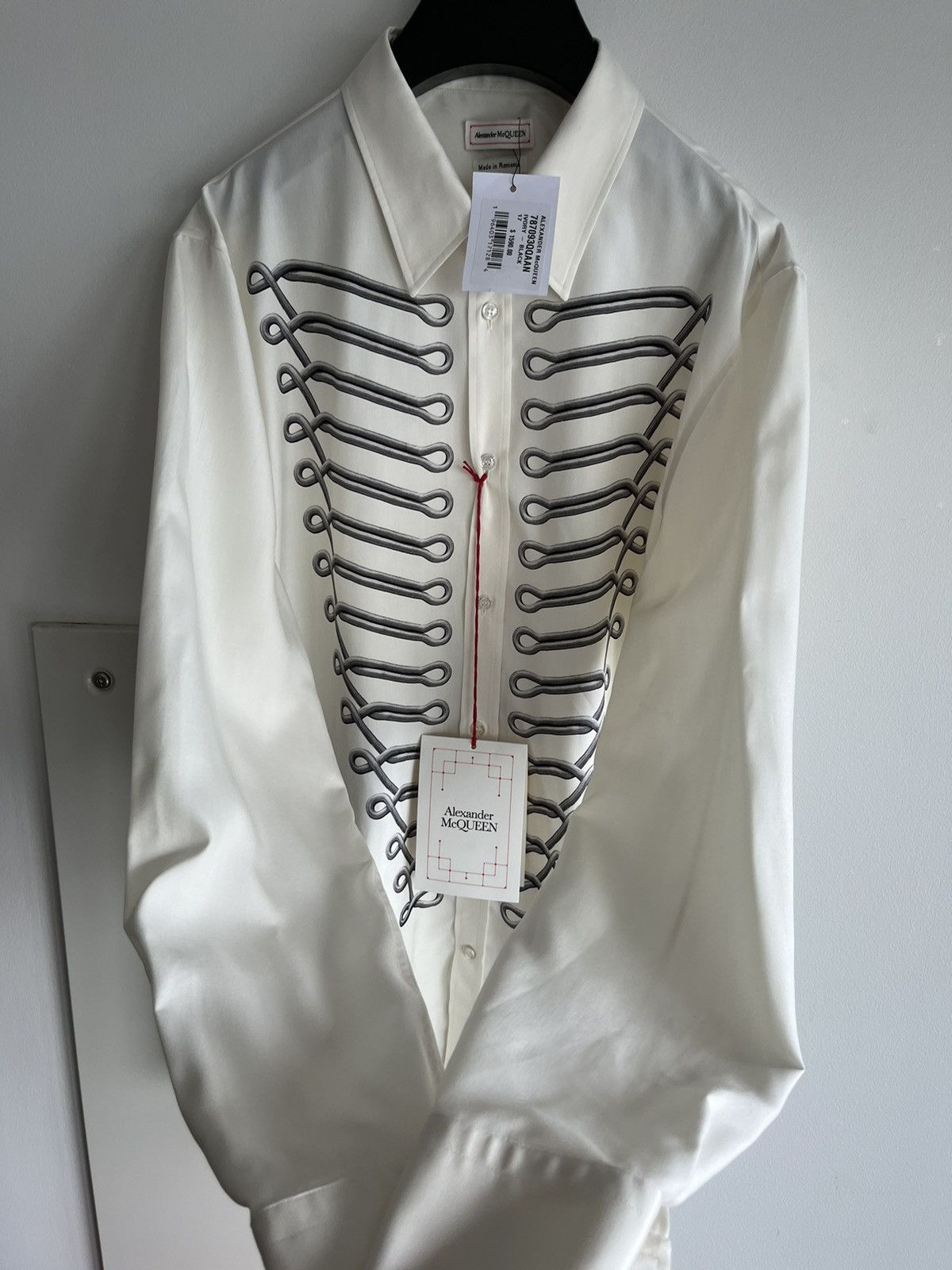 Rare $1,800 Alexander McQueen Super Runway Celebrity Shirt