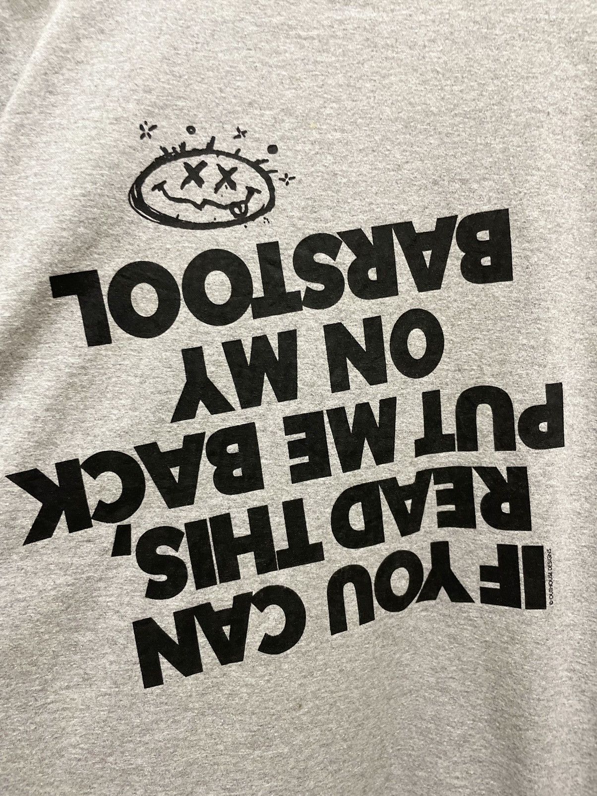 Band Tees × Nirvana × Vintage VINTAGE NIRVANA BARTSTOOL TEE Size US L / EU 52-54 / 3 - 4 Thumbnail