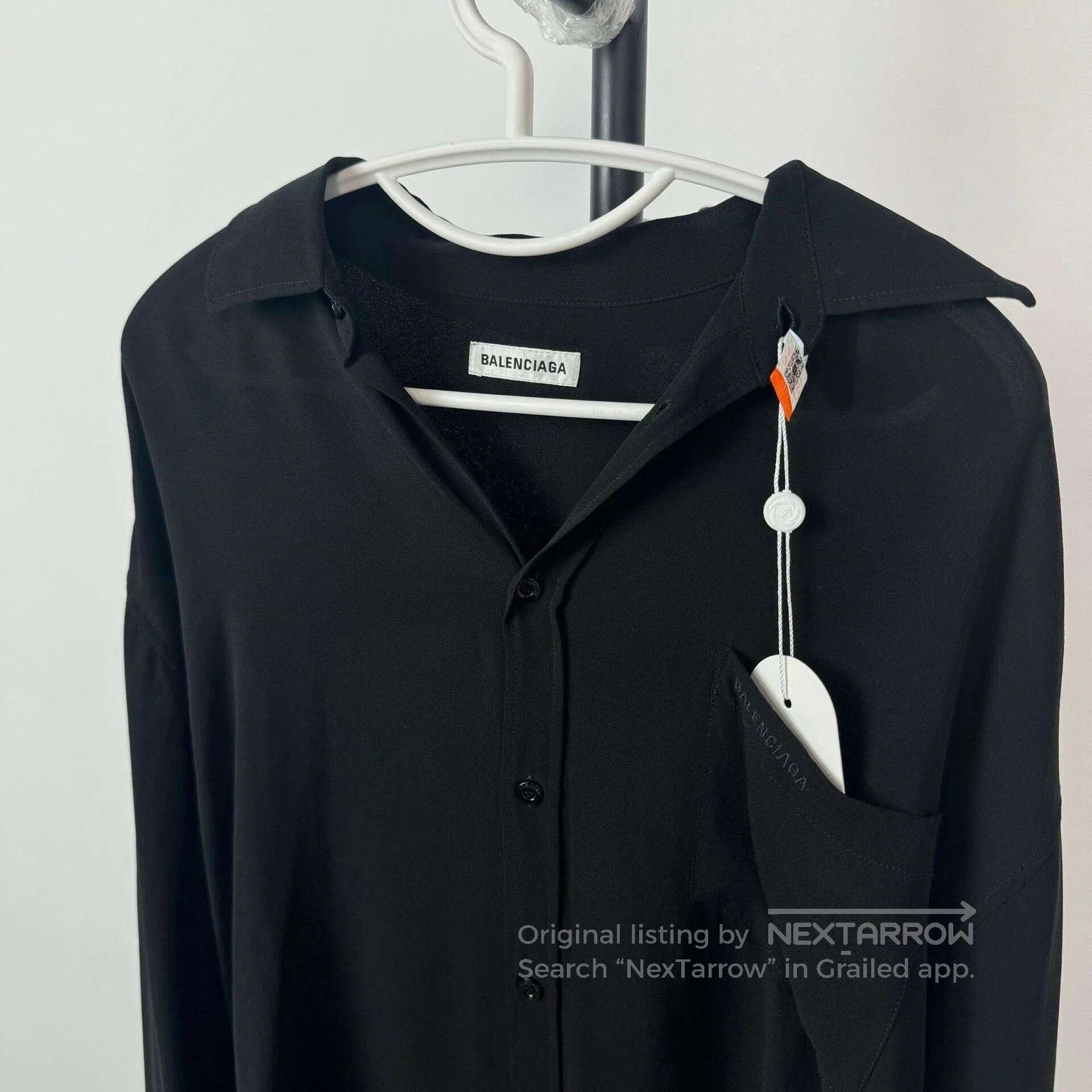 Balenciaga balenciaga long sleeve shirt size 38. Size US M / EU 48-50 / 2 - 2 Thumbnail
