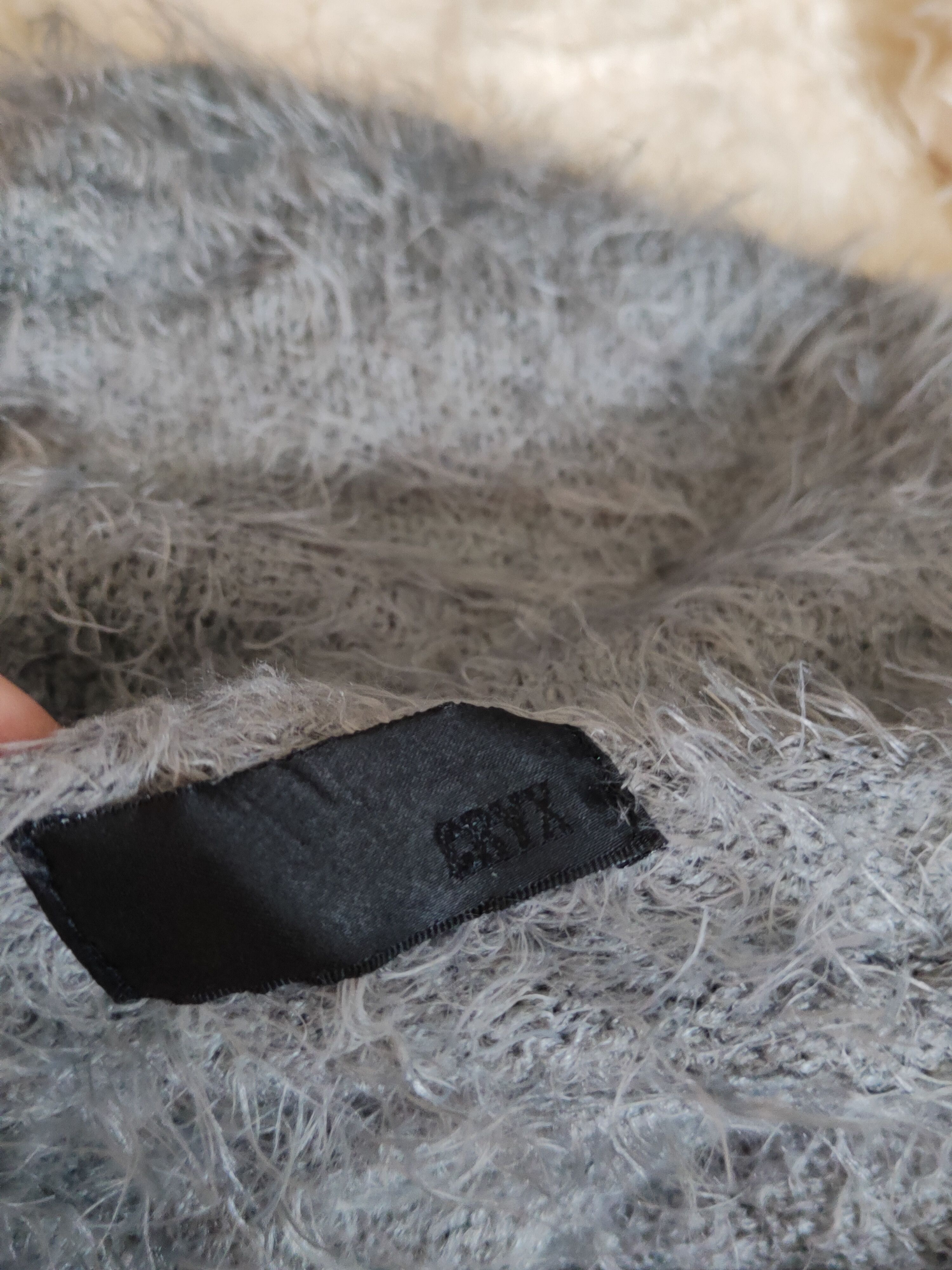 Japanese Brand CRVX star Dark Gray Shag Shaggy Fur Mohair Knitwear #S1935 Size S / US 4 / IT 40 - 12 Thumbnail