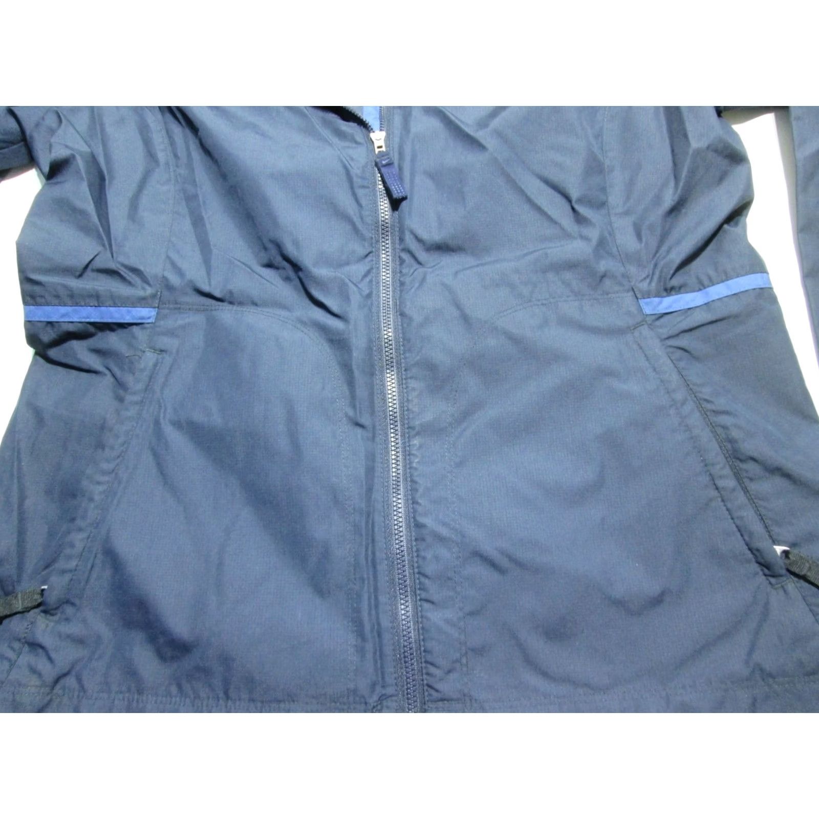 Nike Nike Womens Windbreaker Jacket M Navy Zip Pockets Solid Outerwear Golf Size M / US 6-8 / IT 42-44 - 3 Thumbnail