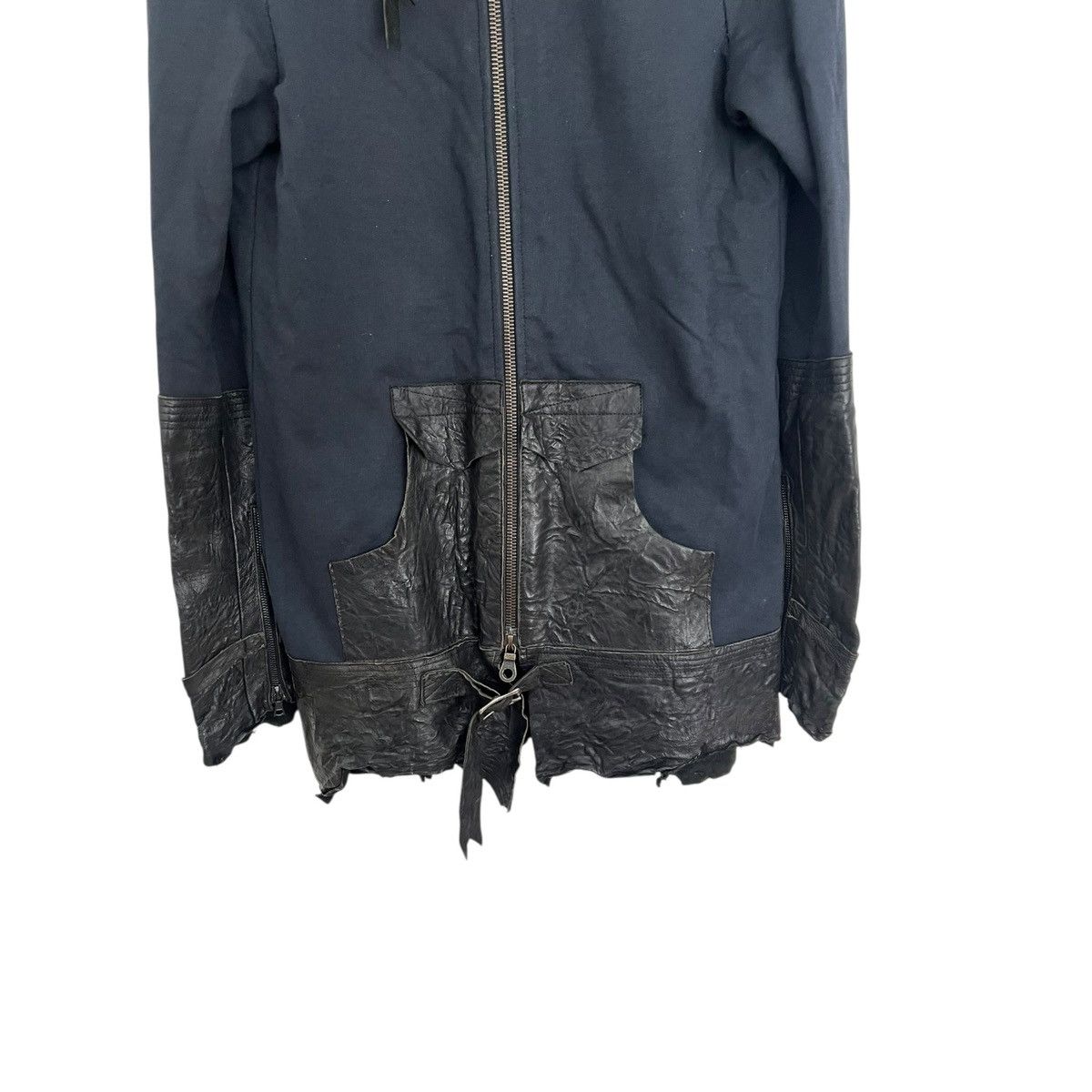 Michele Berandi Michel berandi leather hybrid sweater Size US M / EU 48-50 / 2 - 4 Thumbnail