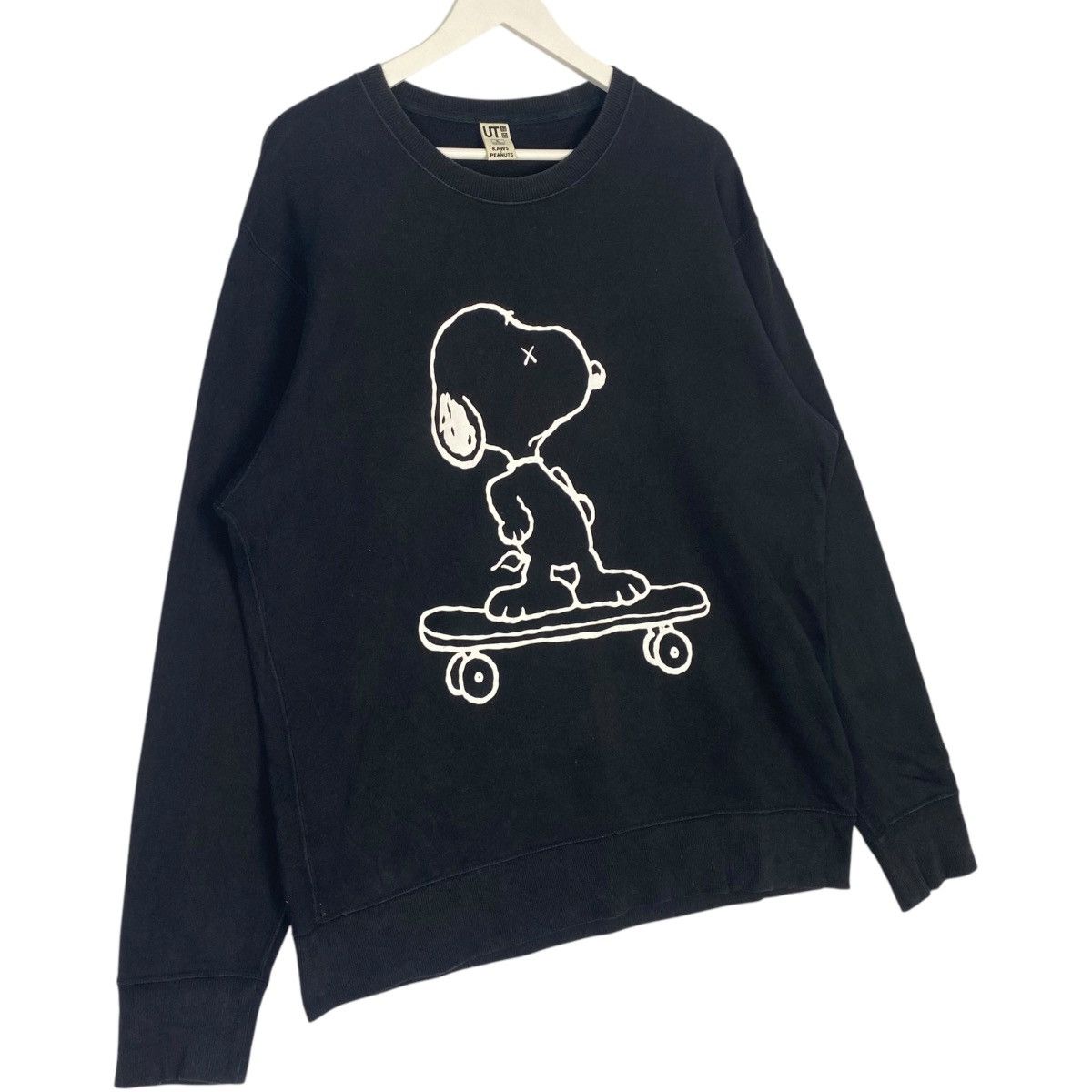 Vintage Vintage Peanut Snoopy Sweatshirt Crewneck Black Size XL Size XL / US 12-14 / IT 48-50 - 3 Thumbnail