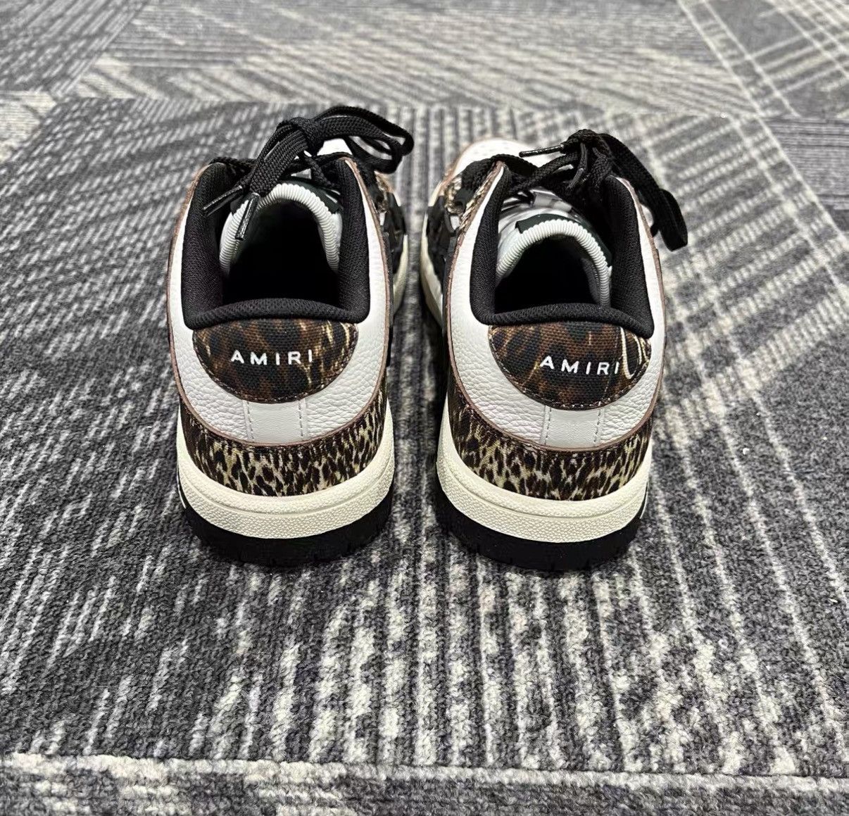 Amiri Amiri Skel-Top Low Leopard Sneakers J42 Size US 8 / IT 38 - 3 Thumbnail