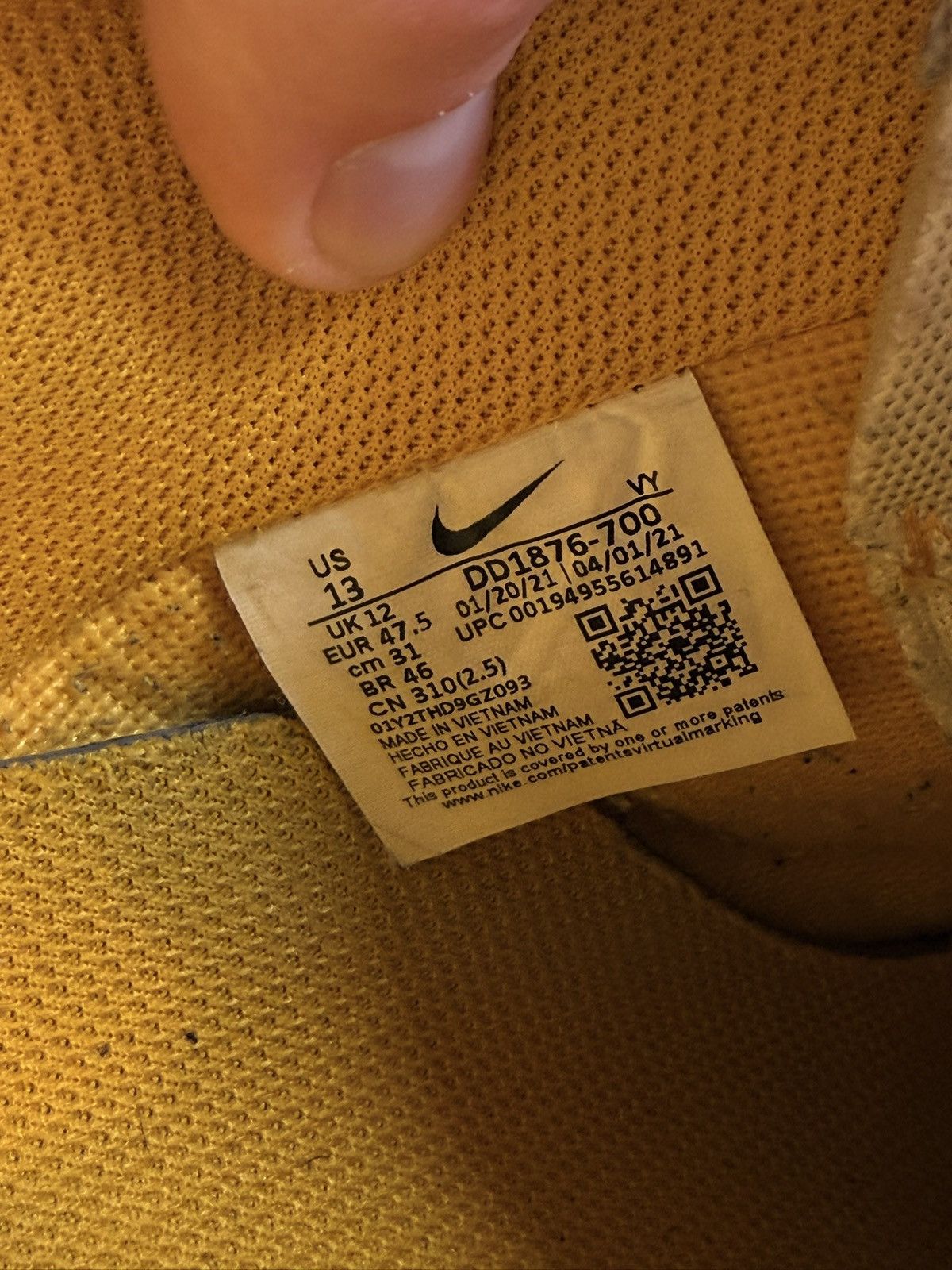 Nike × Off-White Size 13 - Off White ICA Lemonade af1 Size US 13 / EU 46 - 7 Thumbnail