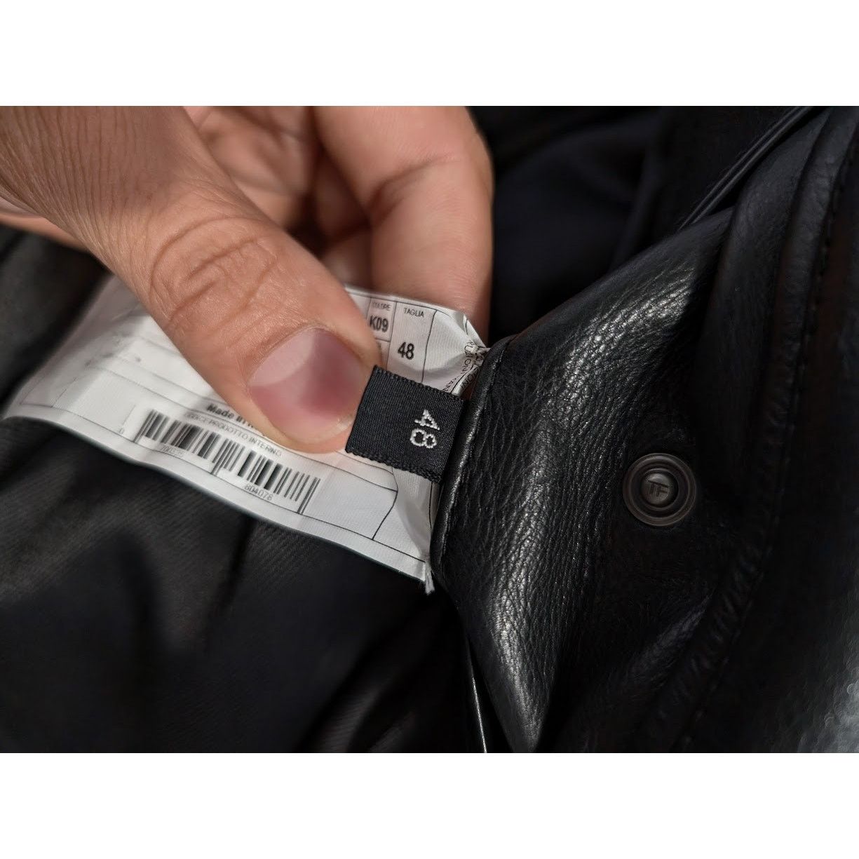 Tom Ford o1rshd1 Outerwear Other Leather Jacket in Black Size US M / EU 48-50 / 2 - 17 Thumbnail