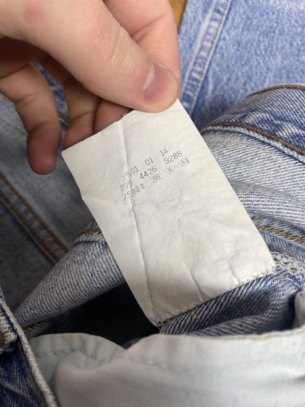 Levi's Vintage 90s LEVIS 501 jeans denim Size US 36 / EU 52 - 9 Thumbnail