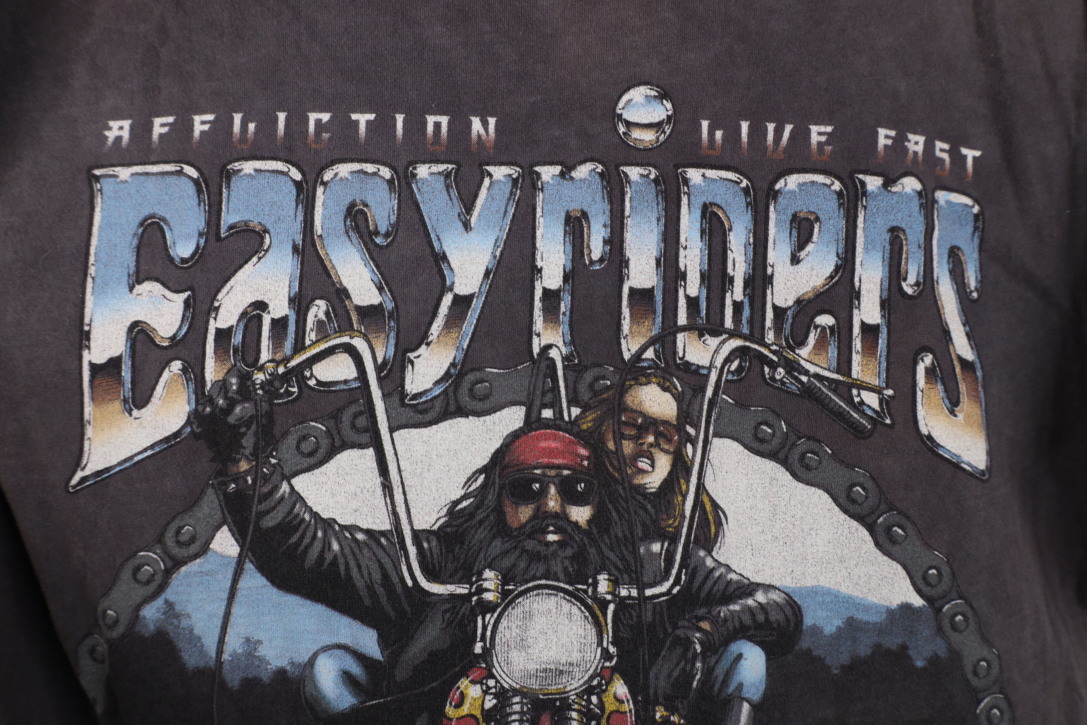 Affliction Affliction x Easyriders Acid Wash UFC MMA T-Shirt Gray USA Size US S / EU 44-46 / 1 - 6 Thumbnail