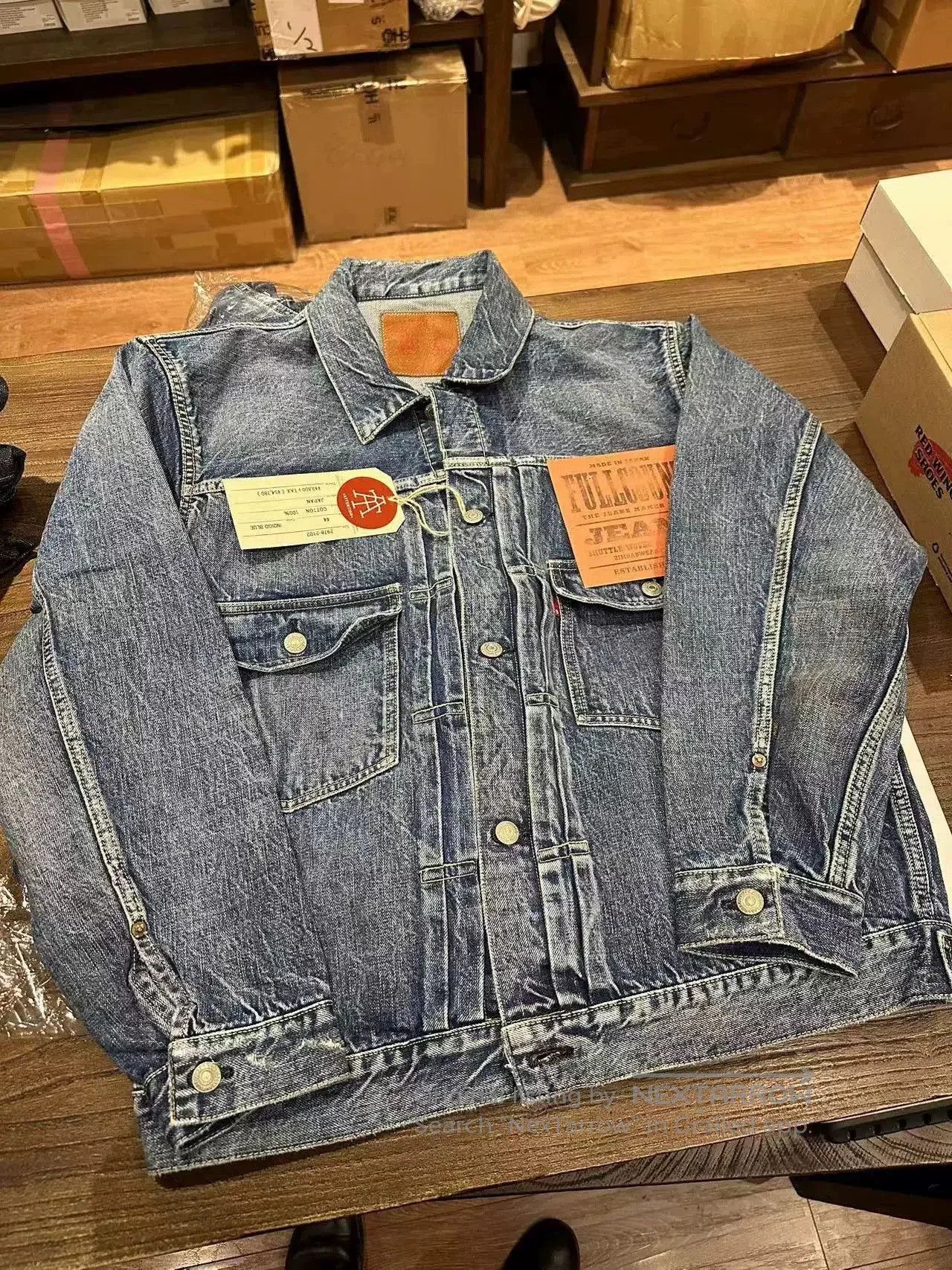 Full Count & Co. Classic Dartford Denim Jacket by FULLCOUNT. Size US M / EU 48-50 / 2 - 1 Thumbnail