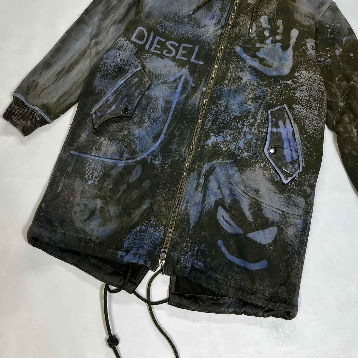 Diesel Rare Diesel Custom 1of1 Art Dyed Jacket Size US S / EU 44-46 / 1 - 6 Thumbnail